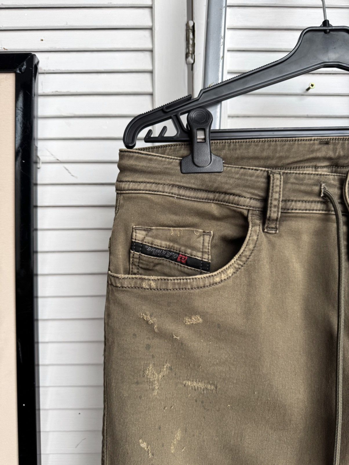 Diesel Diesel Jogg Jeans Thommer CB-NE Olive Khaki Slim Fit Stretch Size US 32 / EU 48 - 5 Thumbnail
