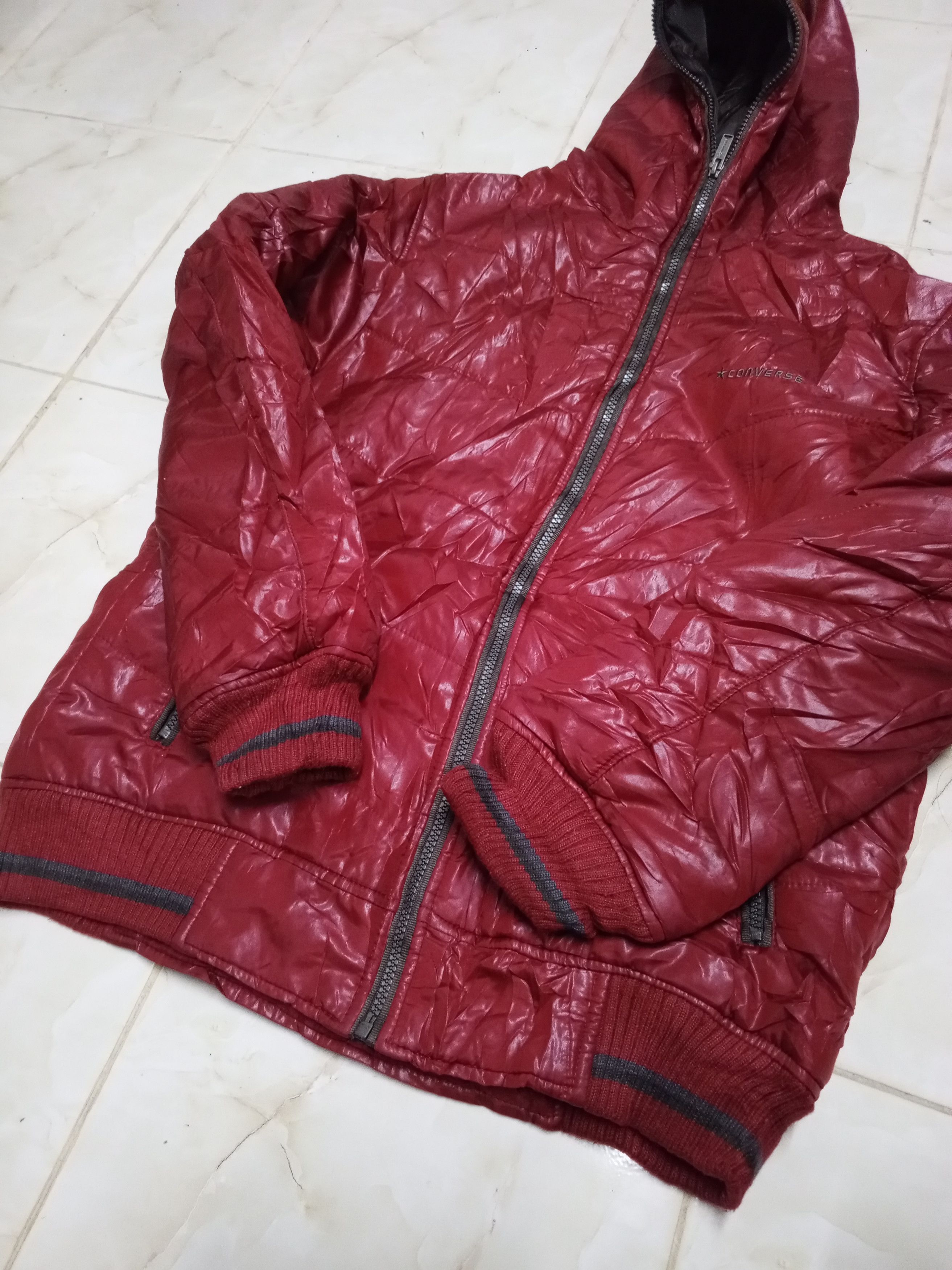 Converse Converse puffer jacket full zip red Size US L / EU 52-54 / 3 - 4 Thumbnail
