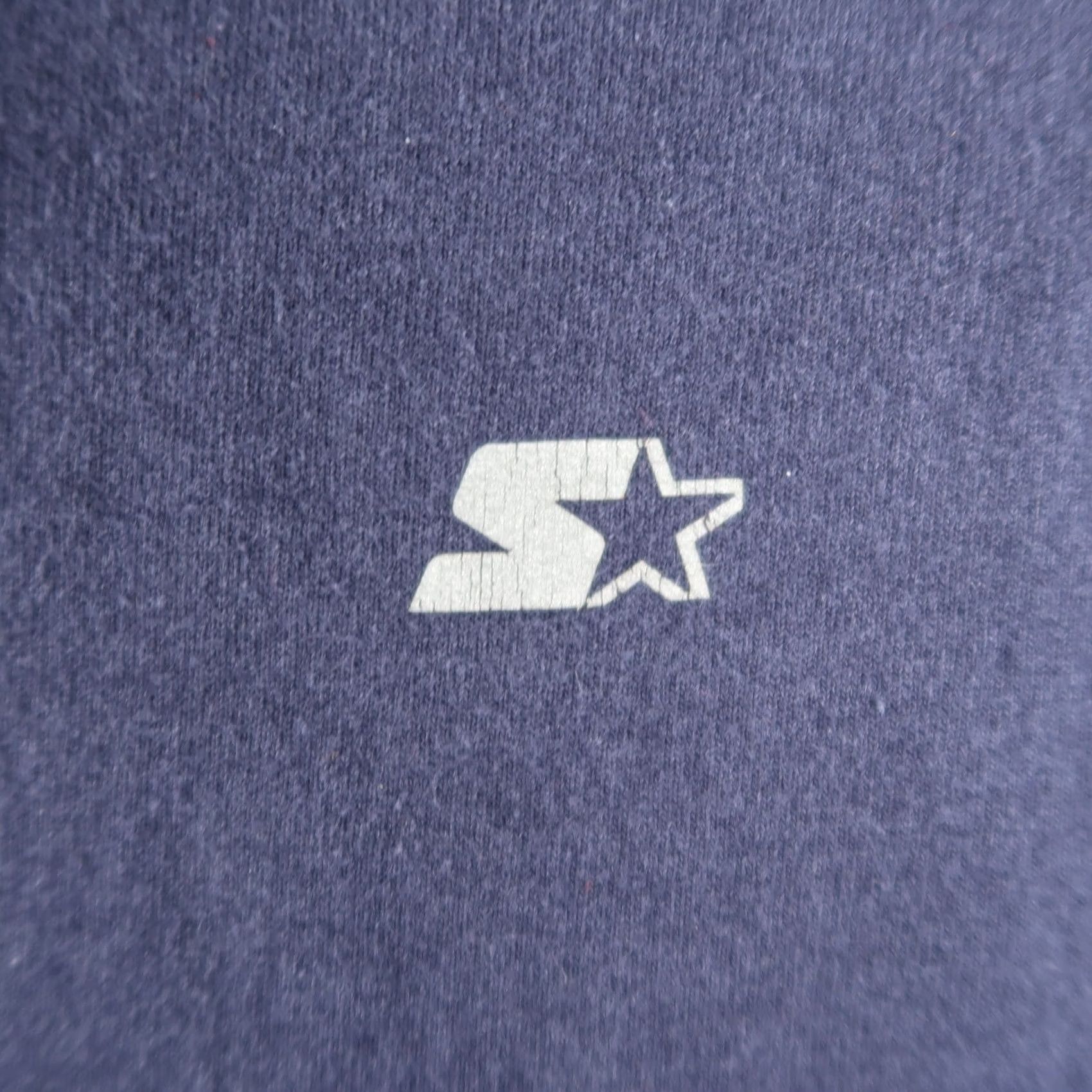 Starter VINTAGE Starter Hoodie M Blue 90s Sports Full Zip Logo Crew Neck Men Size US M / EU 48-50 / 2 - 3 Thumbnail