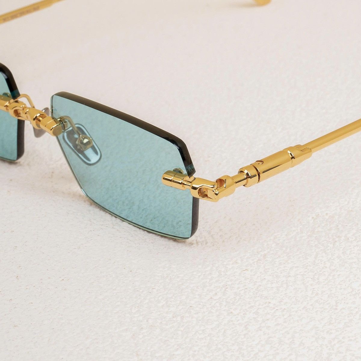 Kuboraum KUBORAUM H61 GD GOLD AQUAMARINE SUNGLASSES Size ONE SIZE - 3 Thumbnail