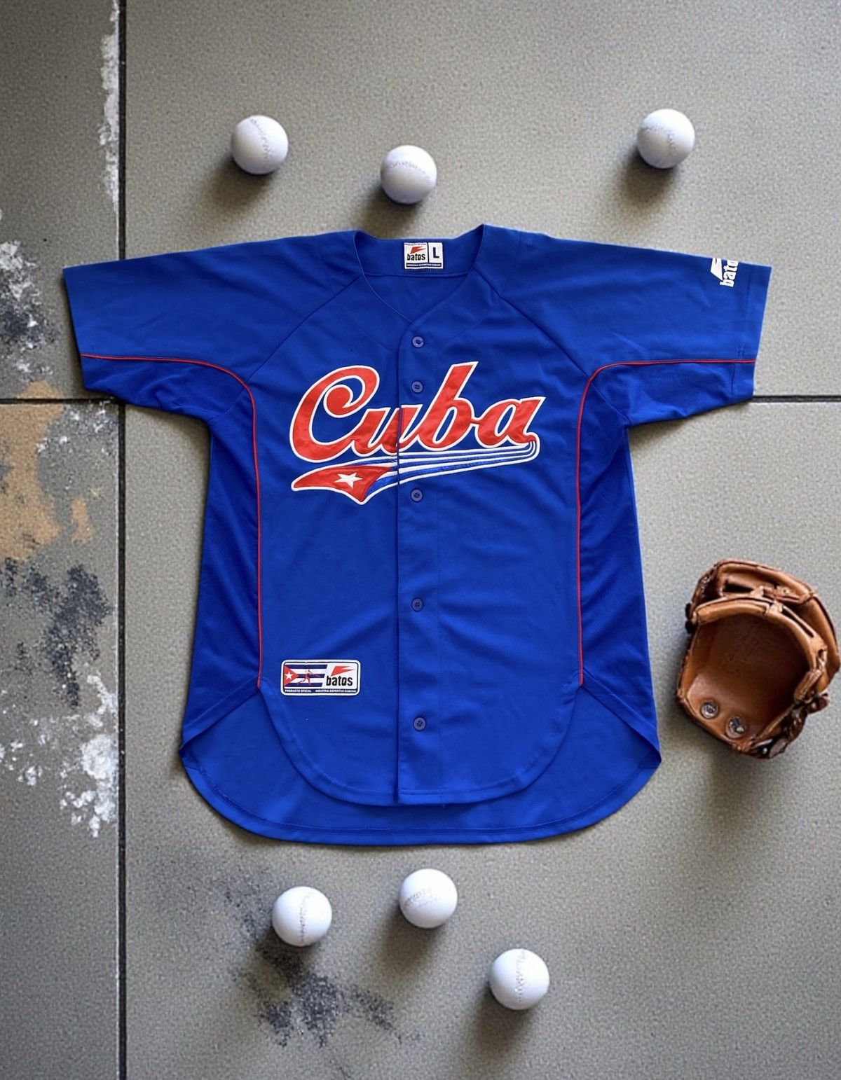 MLB Vintage batos cuba mlb jersey L y2k drip blokecore yankees Size US L / EU 52-54 / 3 - 1 Thumbnail
