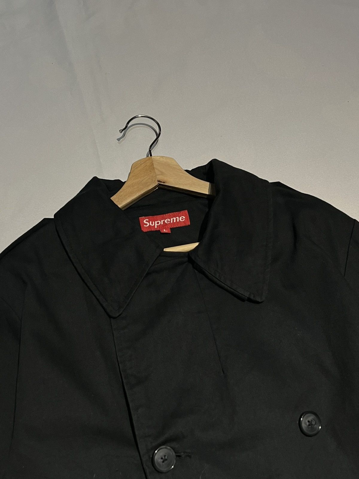 Supreme Supreme Trench Coat Black Men’s (L) Size US L / EU 52-54 / 3 - 4 Thumbnail