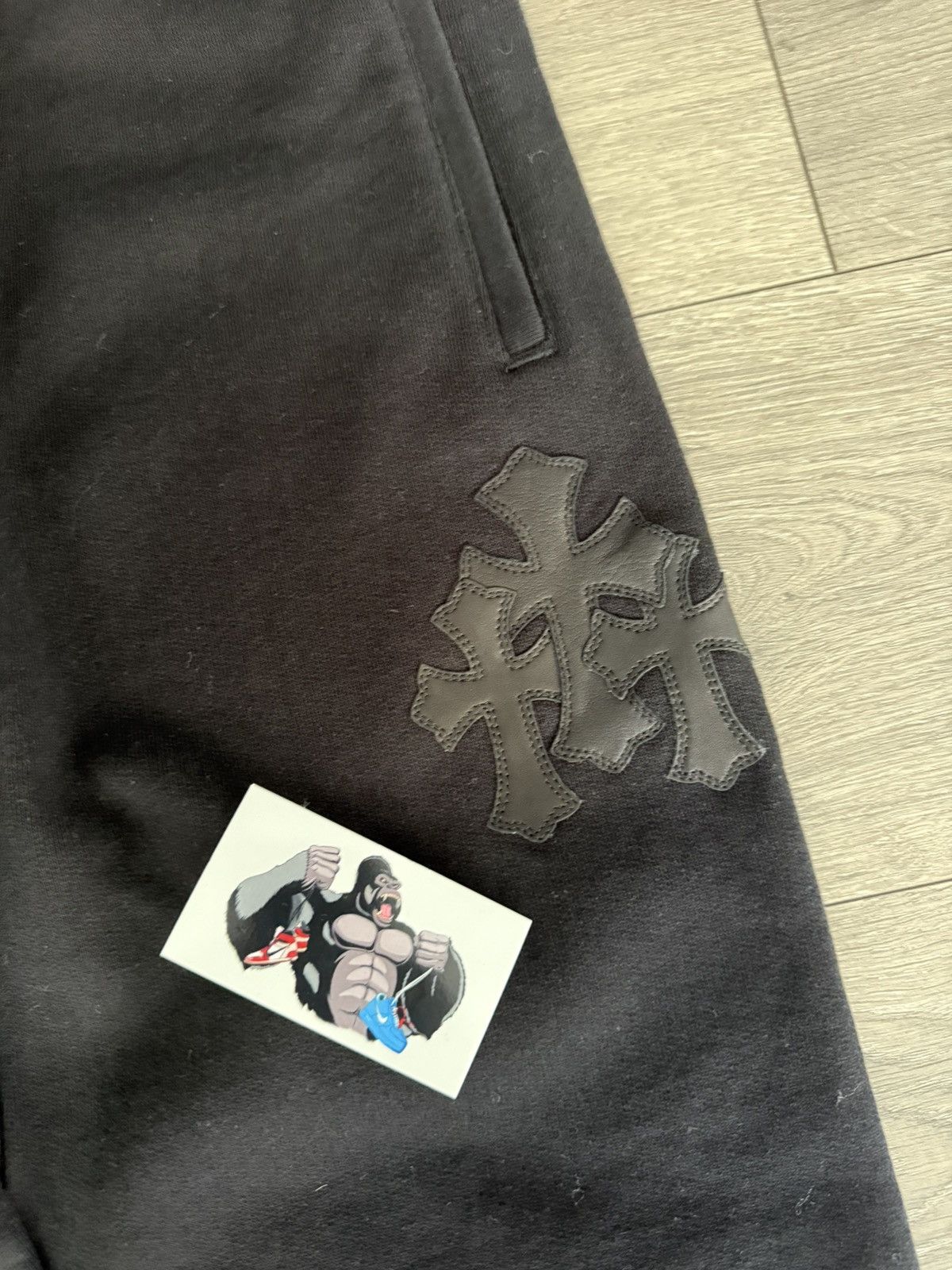 Chrome Hearts Chrome Hearts Paper Jam Cross Patch SweatPants Size US 32 / EU 48 - 4 Thumbnail