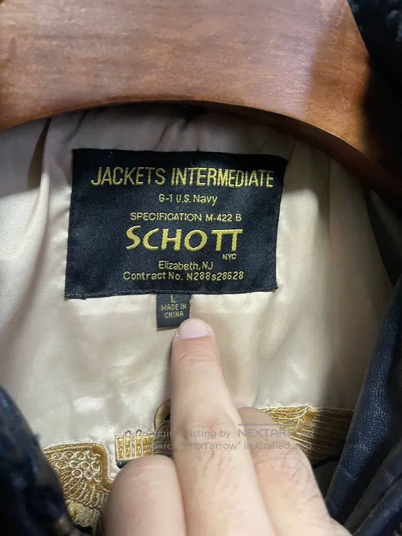 Schott Schott Wash old leather clothes Size US L / EU 52-54 / 3 - 3 Thumbnail