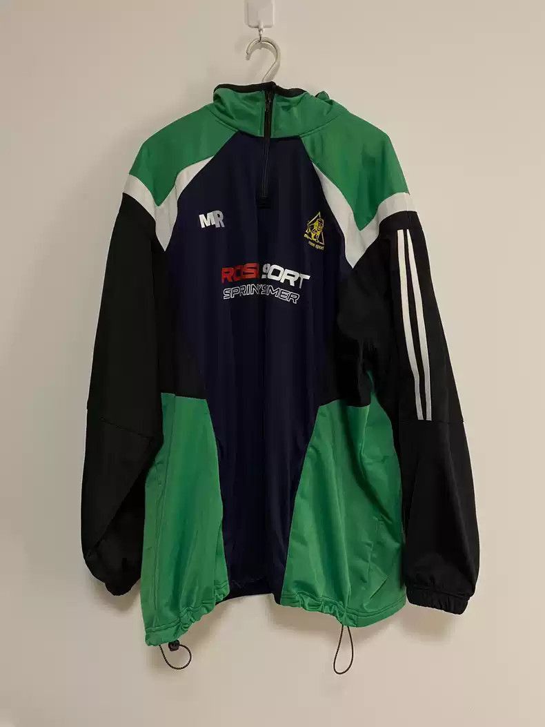 Martine Rose Martine Rose 23 Blue, green and Black Racing jacket Half-zi Size US M / EU 48-50 / 2 - 1 Thumbnail