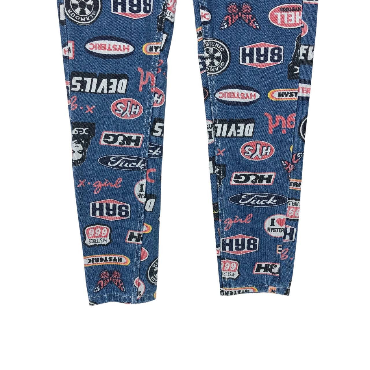 Hysteric Glamour Hysteric Glamour X-Girl Size 1 Ladies Jeans Size 26" / US 2 / IT 38 - 3 Thumbnail