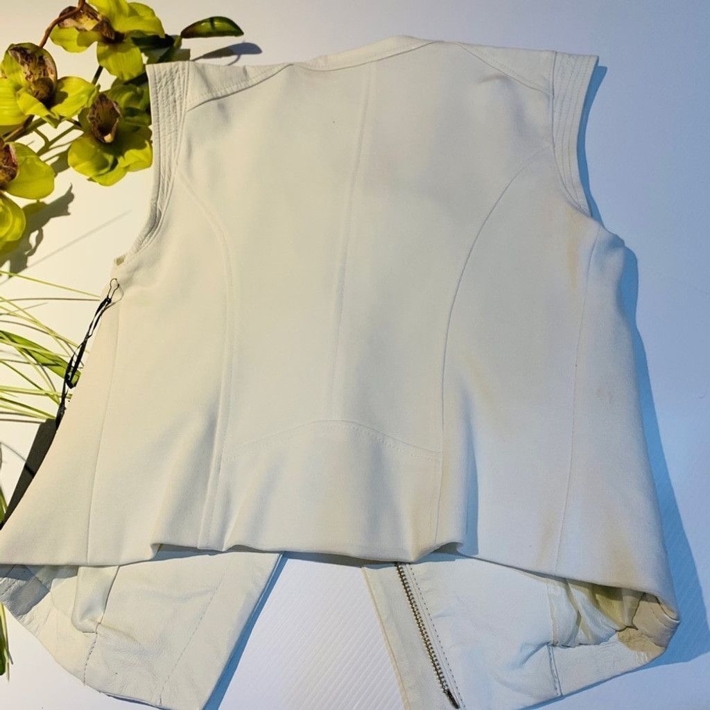 Bebe Bebe BN Genuine leather beige vest S Size S / US 4 / IT 40 - 8 Thumbnail