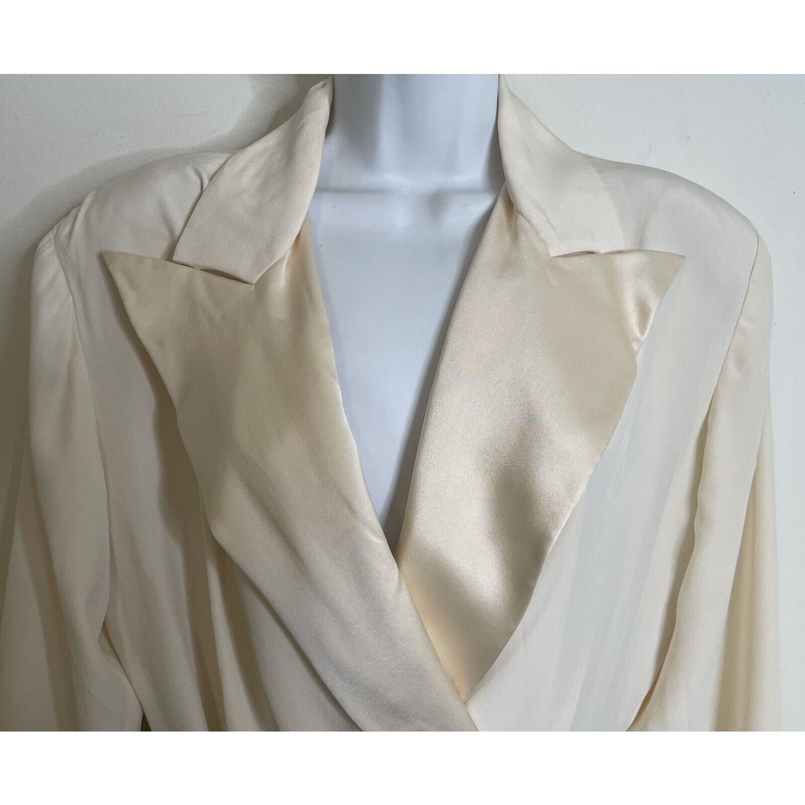 Ralph Lauren Purple Label Ralph Lauren Purple Label Polo Ivory Silk Jumpsuit Womens 12 Size 34" / US 12 / IT 48 - 3 Thumbnail
