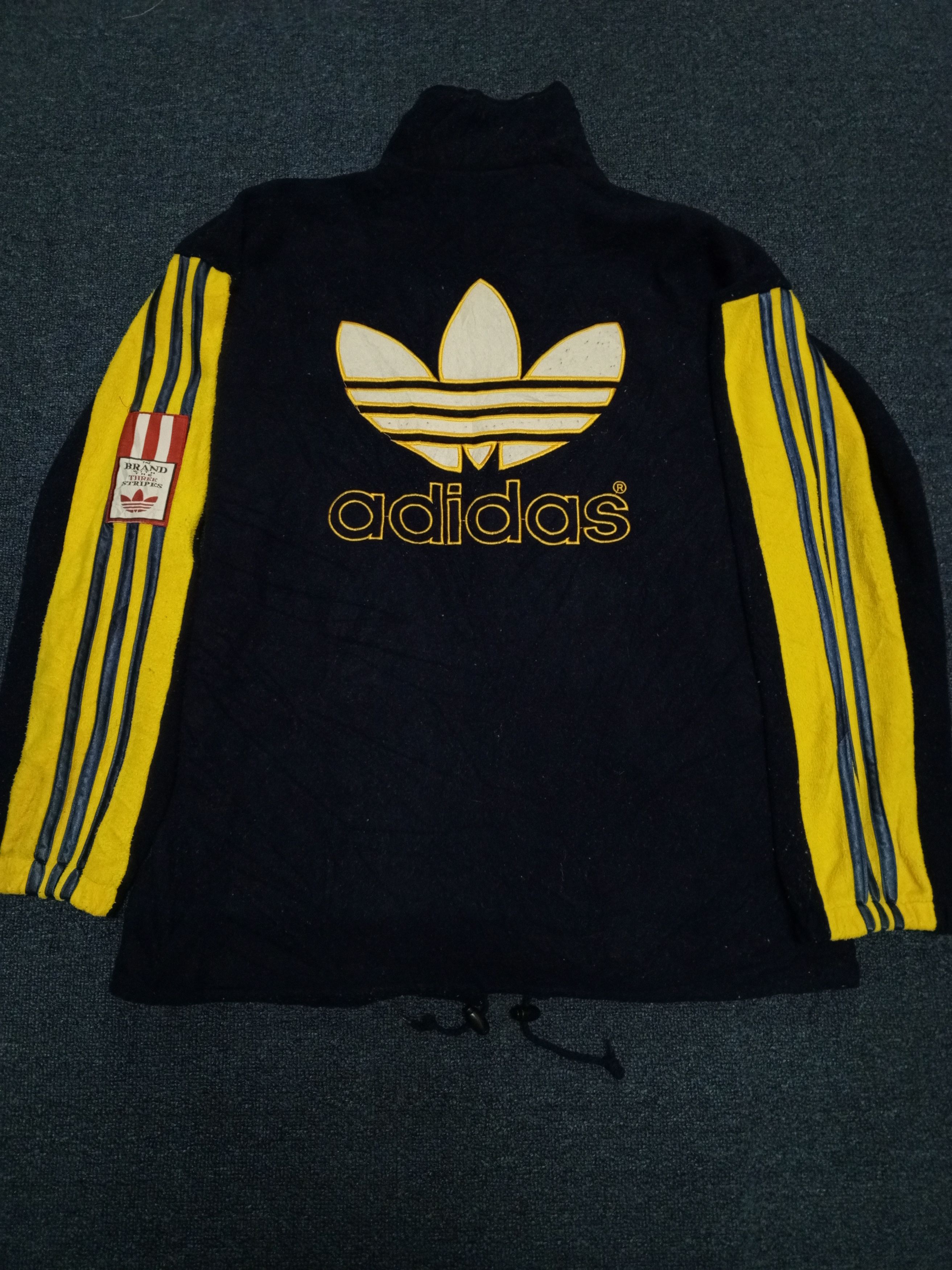Adidas × Vintage VTG ADIDAS THREE STRIPE FLEECE Size US L / EU 52-54 / 3 - 2 Thumbnail