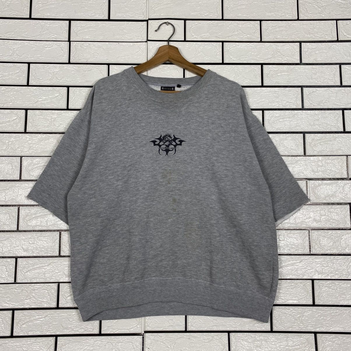 Japanese Brand Cropped Short Sleeve Sweatshirt Hill Crop Punk Design Size US M / EU 48-50 / 2 - 2 Thumbnail