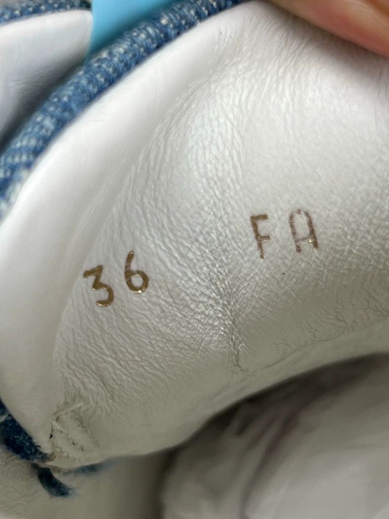 Louis Vuitton Louis Vuitton Denim High-Top Sneakers Size 36-2507 Size US 5.5 / EU 38 - 6 Thumbnail