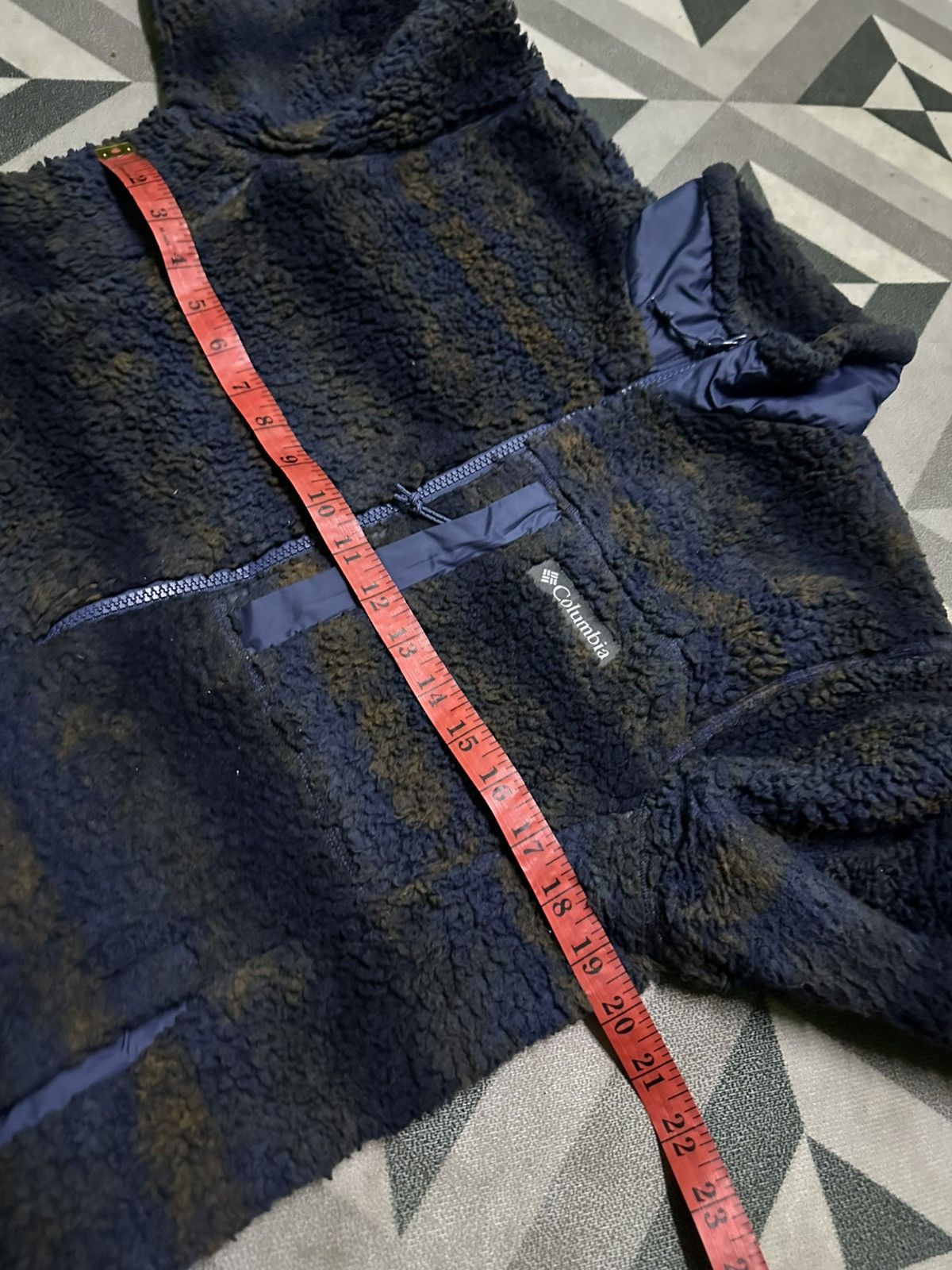 Columbia Columbia Men's Winter Pass Printed Sherpa Fleece Jacket Size US S / EU 44-46 / 1 - 9 Thumbnail