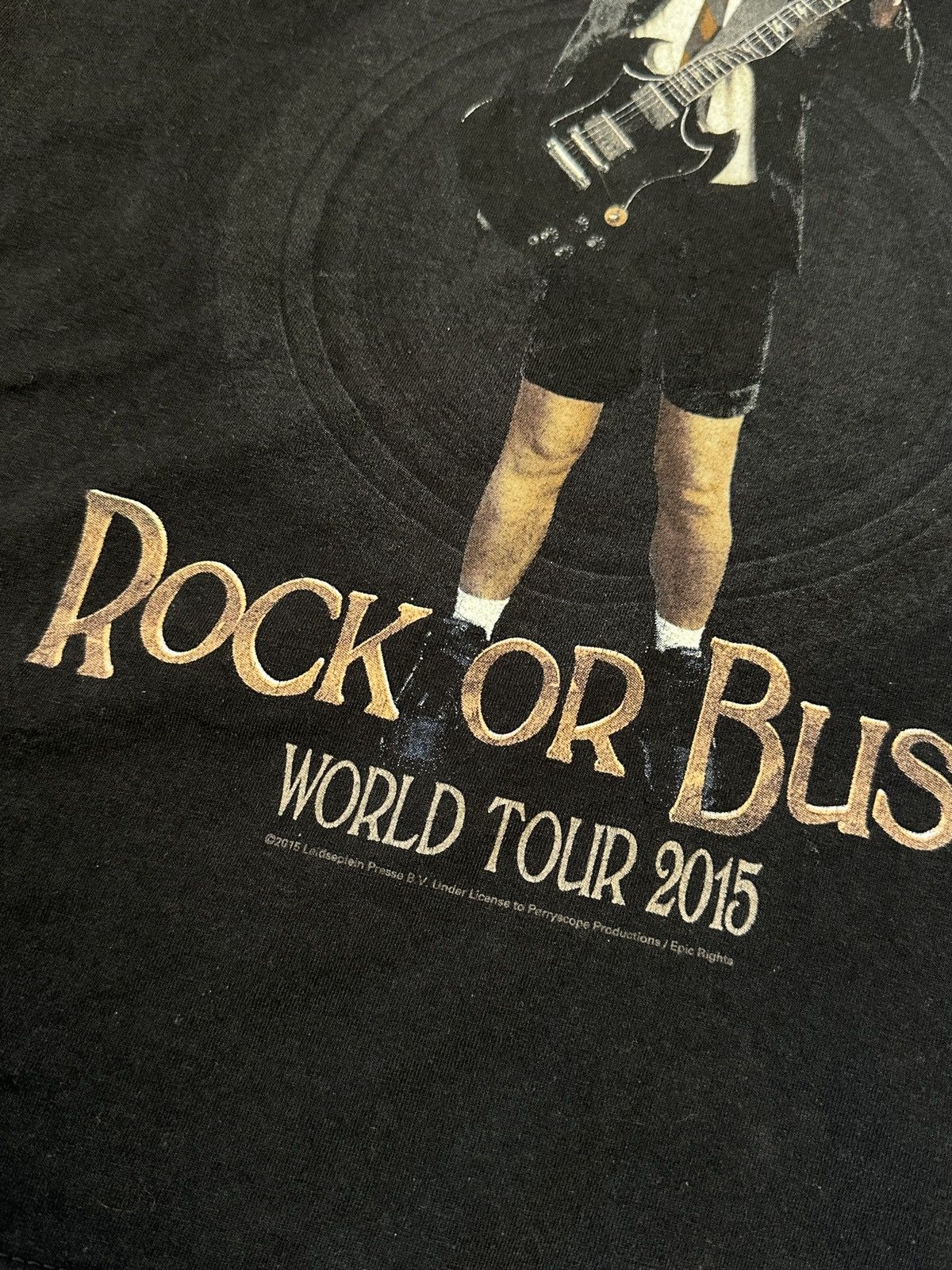 Band Tees AC/DC 2015 World Tour Metal Rock Band T-Shirt Rare Size US L / EU 52-54 / 3 - 5 Thumbnail