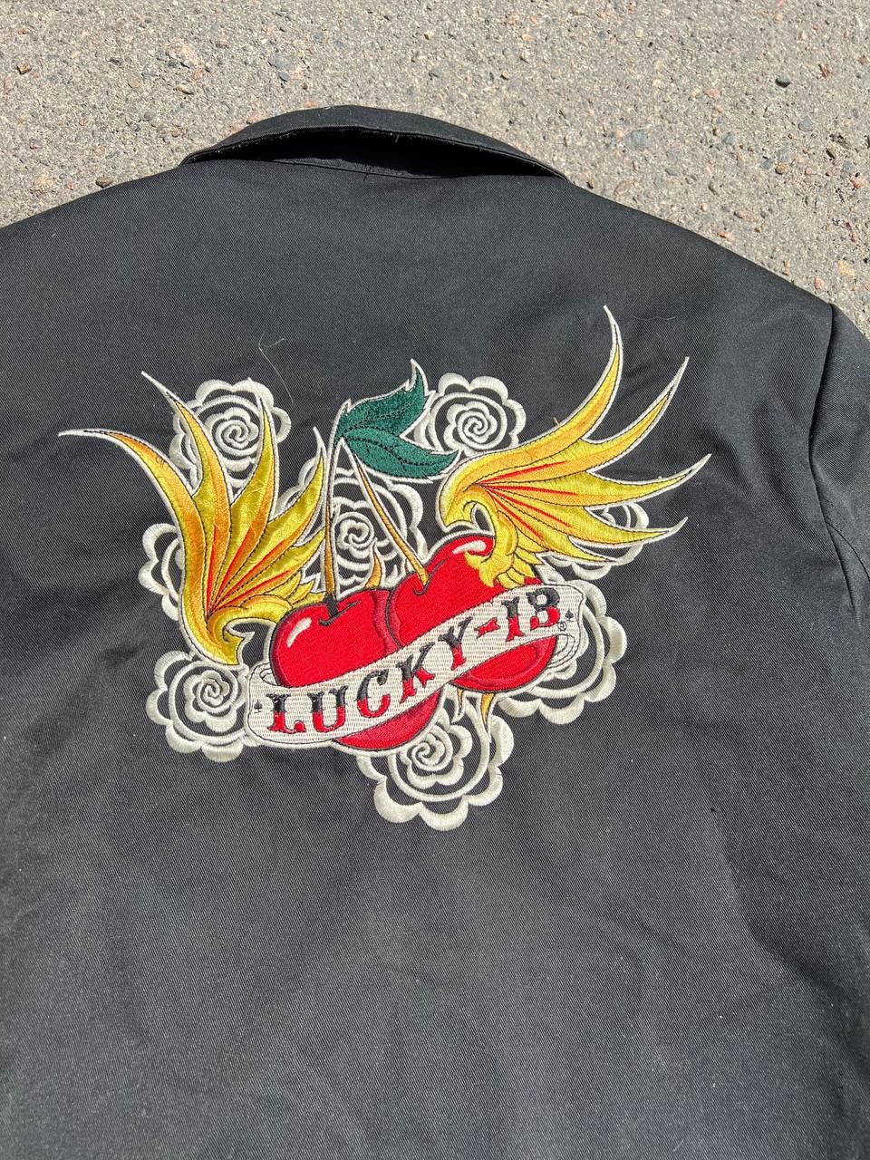 Japanese Brand × Vintage Vintage Y2K Lucky 13 Skater Rap Embroidered Bomber Size US L / EU 52-54 / 3 - 4 Thumbnail