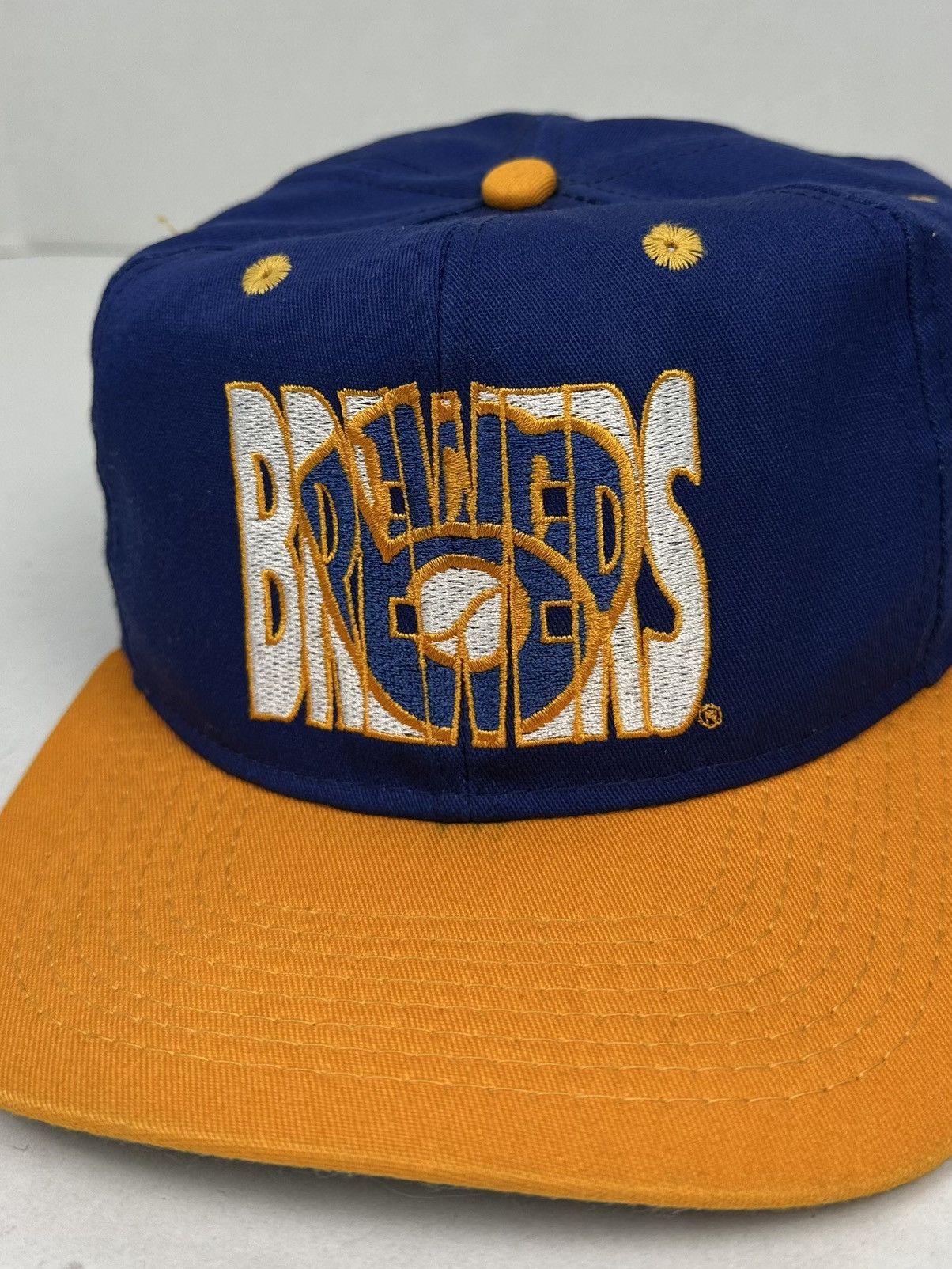 MLB Vintage Milwaukee Brewers Baseball MLB Snapback Hat Cap 90s Size ONE SIZE - 2 Thumbnail