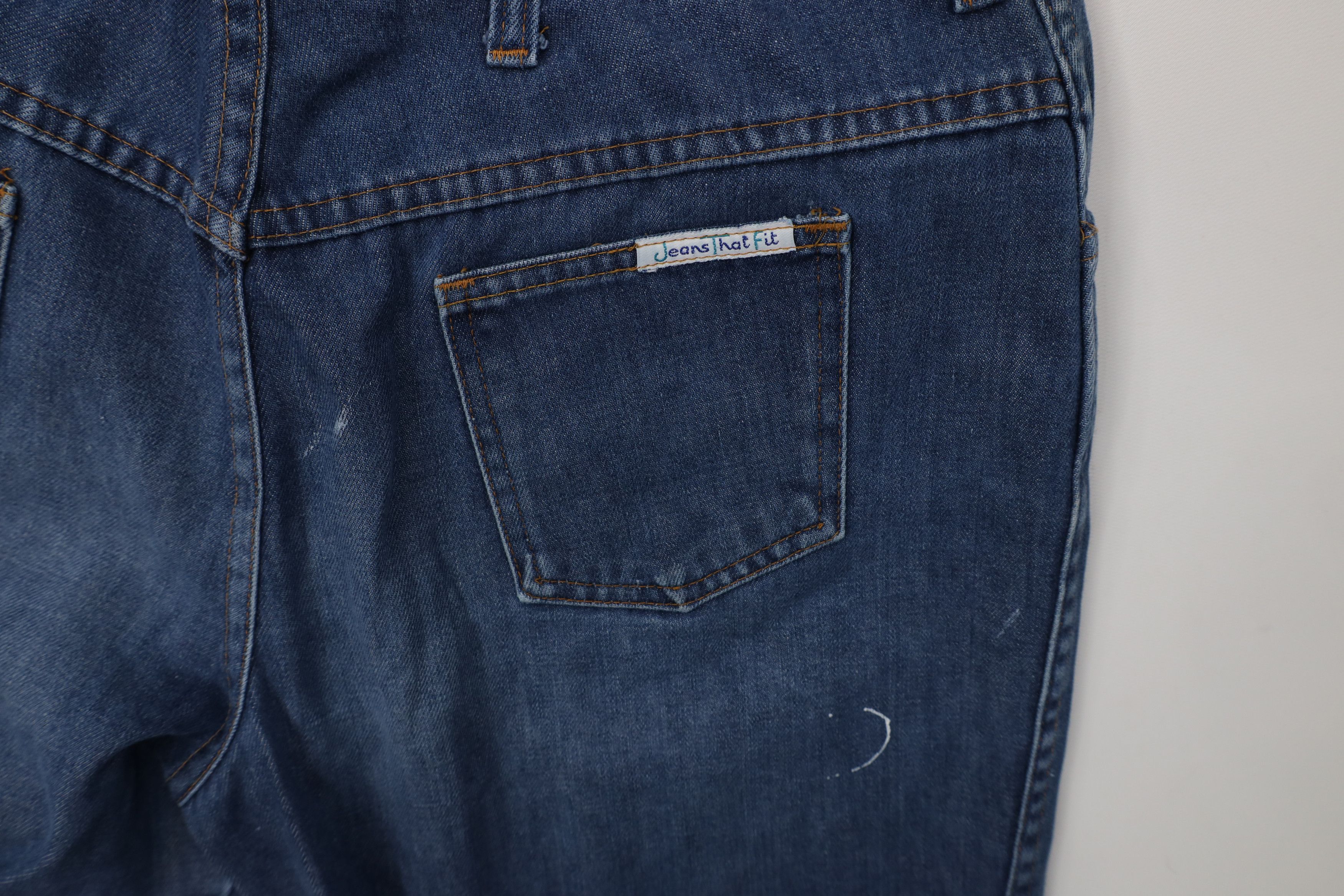 Vintage Vintage 70s Streetwear Baggy Wide Leg Denim Jeans Blue USA Size US 30 / EU 46 - 14 Thumbnail