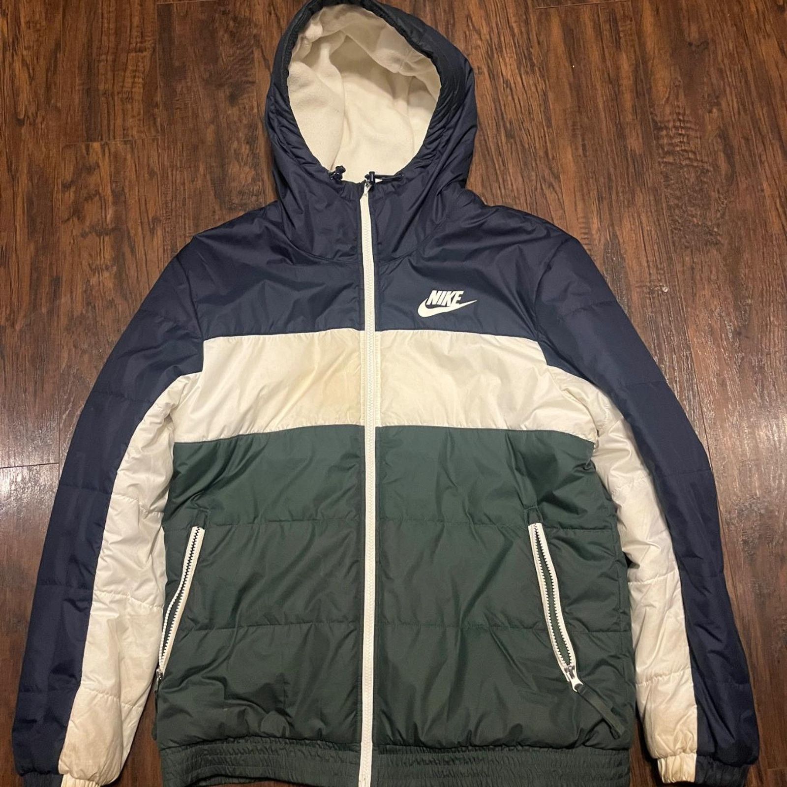 Nike Multi Colored Nike Puffer Coat Size US L / EU 52-54 / 3 - 1 Thumbnail