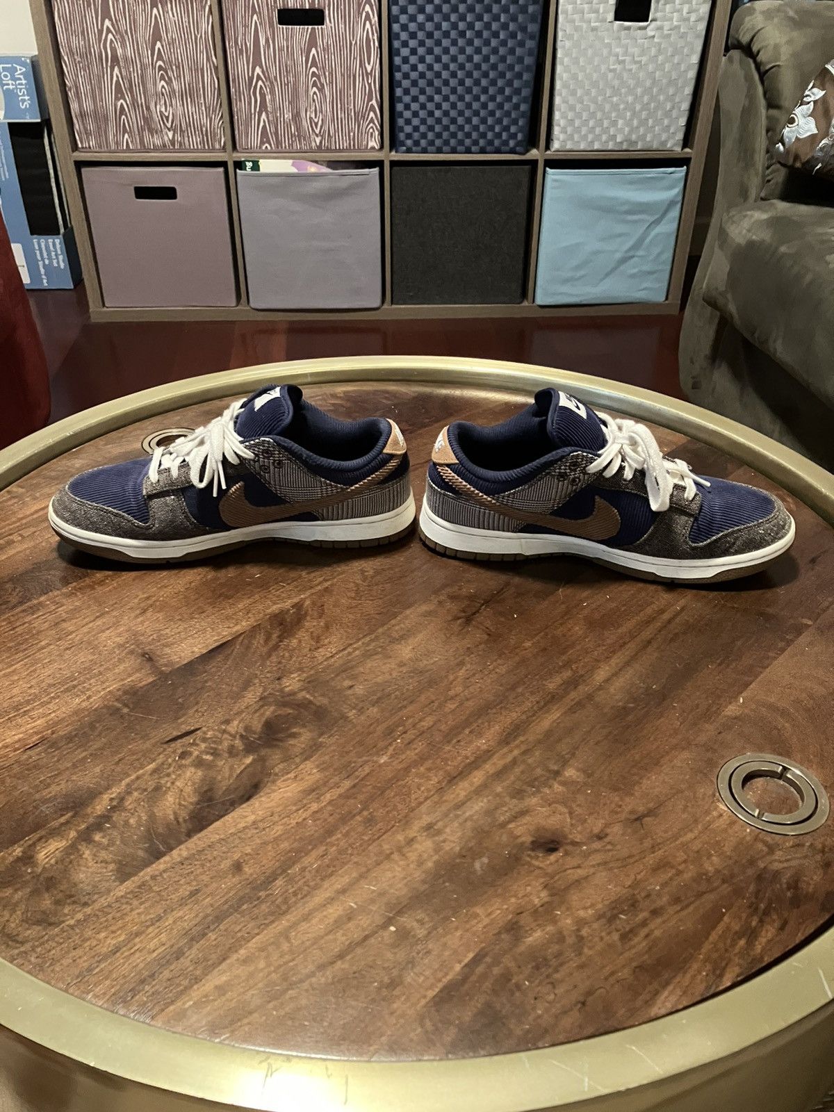 Nike Nike Dunk Low PRM Sneakers Shoes Midnight Navy/Baroque Brown Size US 9.5 / EU 42-43 - 2 Thumbnail