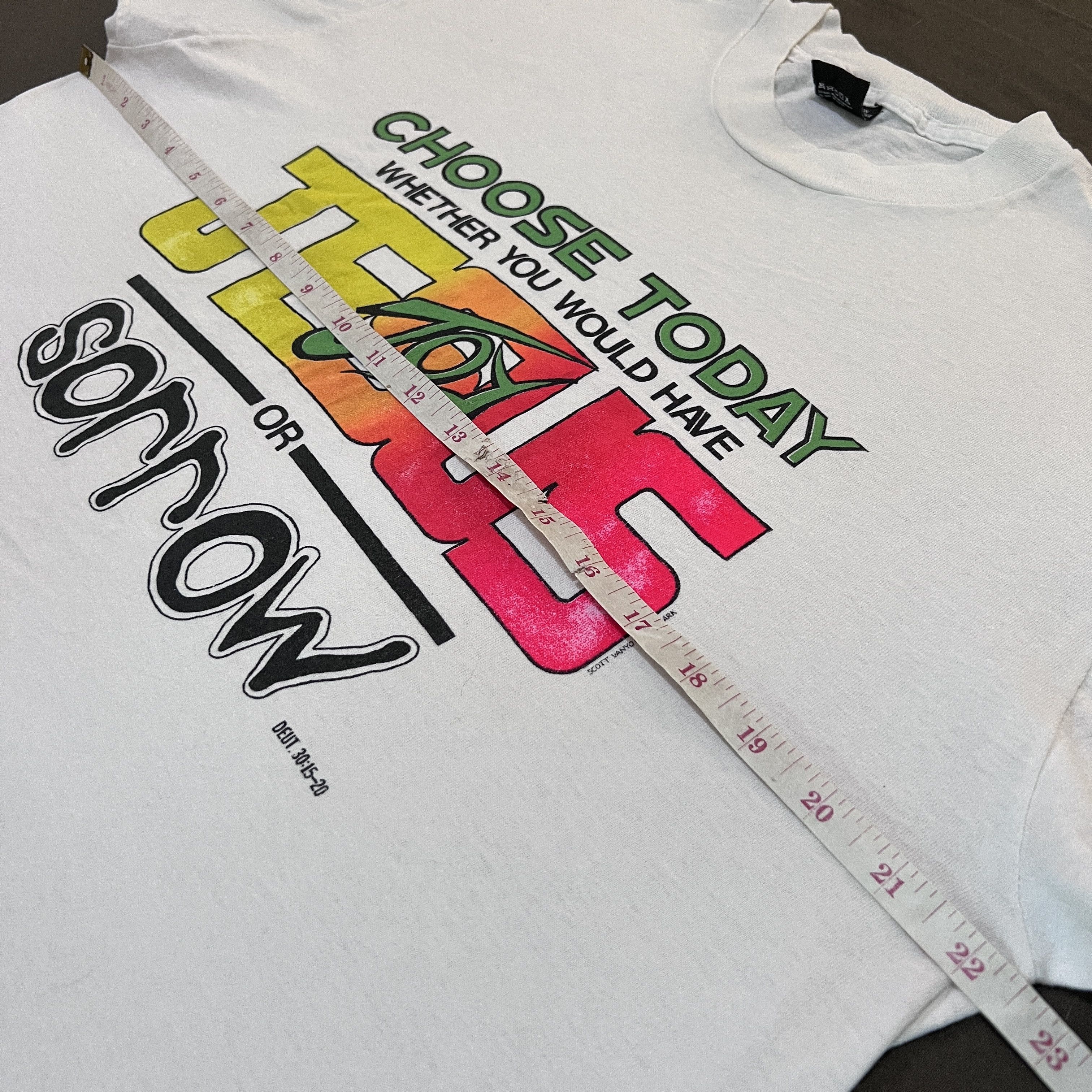 Vintage Vintage 90s Jesus God Bible Holy Promo Tee XL Size US XL / EU 56 / 4 - 7 Thumbnail