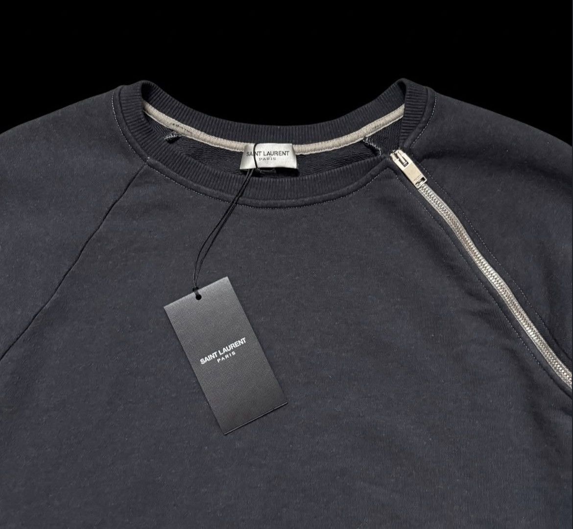 Saint Laurent Paris fw14 saint laurent paris asymmetrical zipper sweater Size US S / EU 44-46 / 1 - 2 Thumbnail