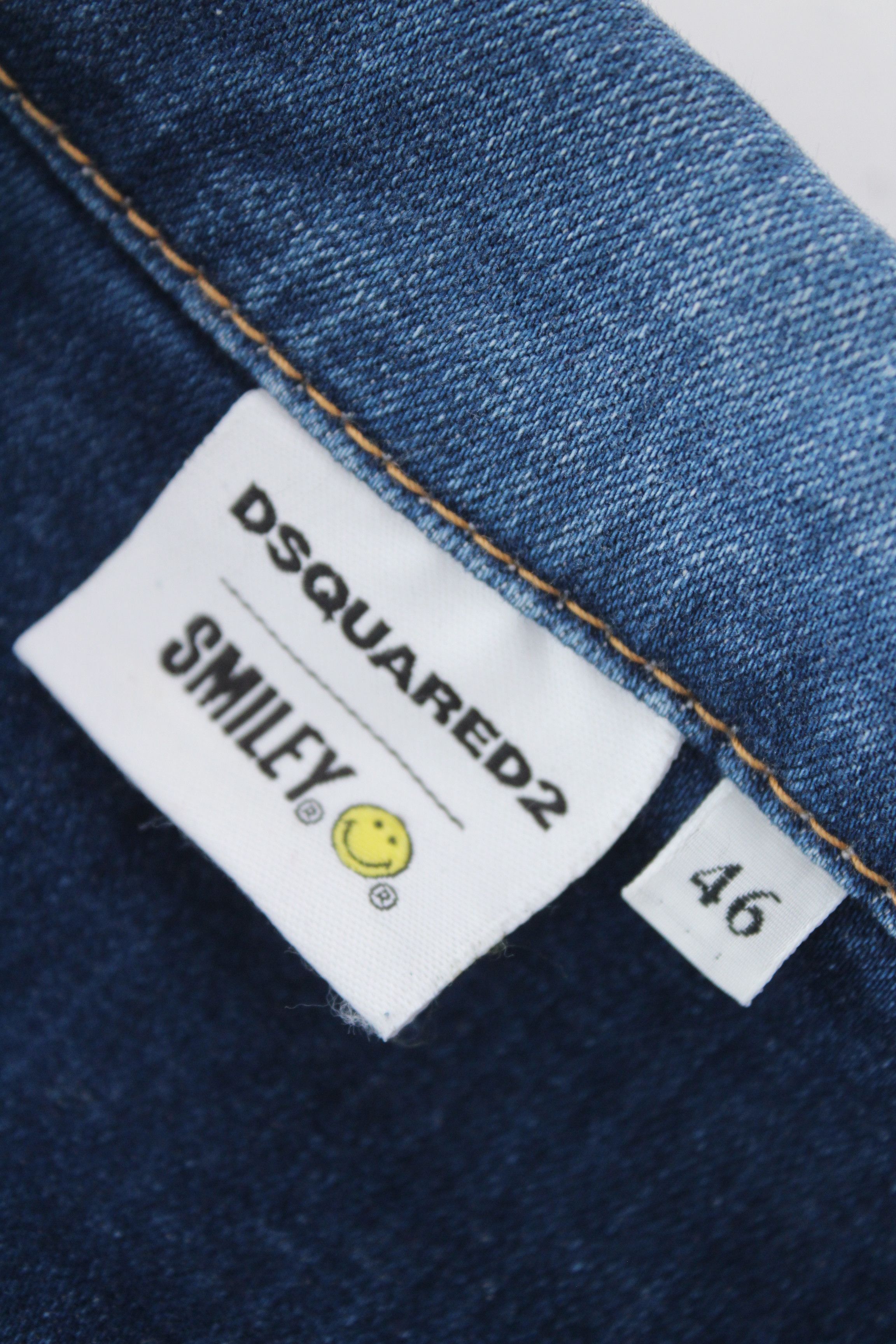 Dsquared2 Dsquared2 Smiley One Life One Planet Denim Jacket 46 S $1.2k Size US S / EU 44-46 / 1 - 13 Thumbnail