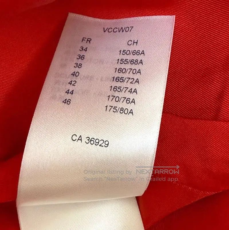 Louis Vuitton Louis Vuitton Red Wool A. Size 23" - 9 Thumbnail