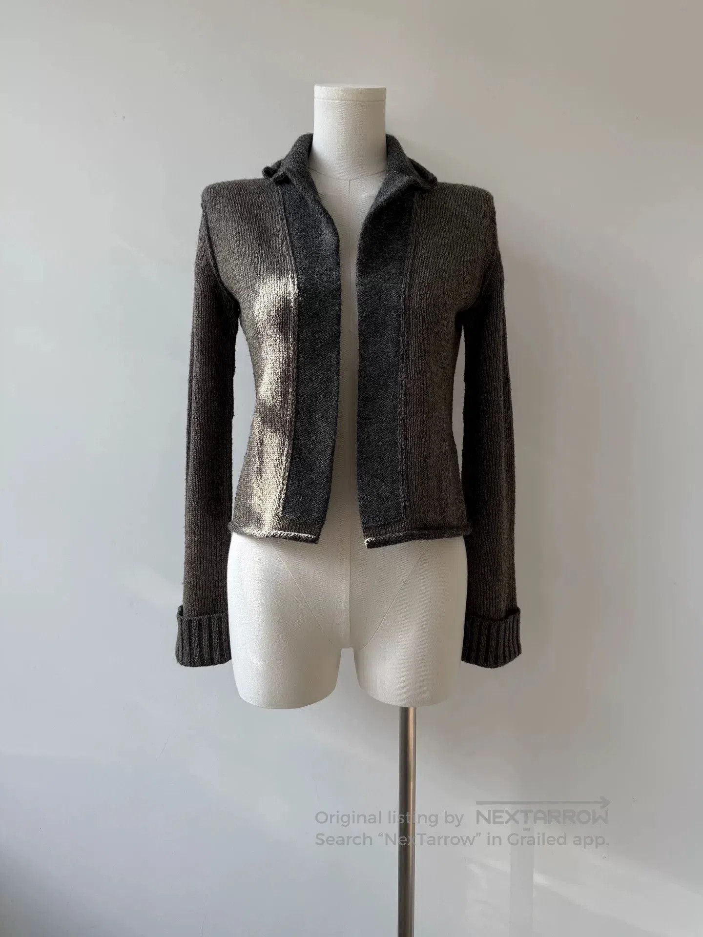 Y's Yohji Yamamoto Wool Short Cardigan. Size L / US 10 / IT 46 - 1 Thumbnail
