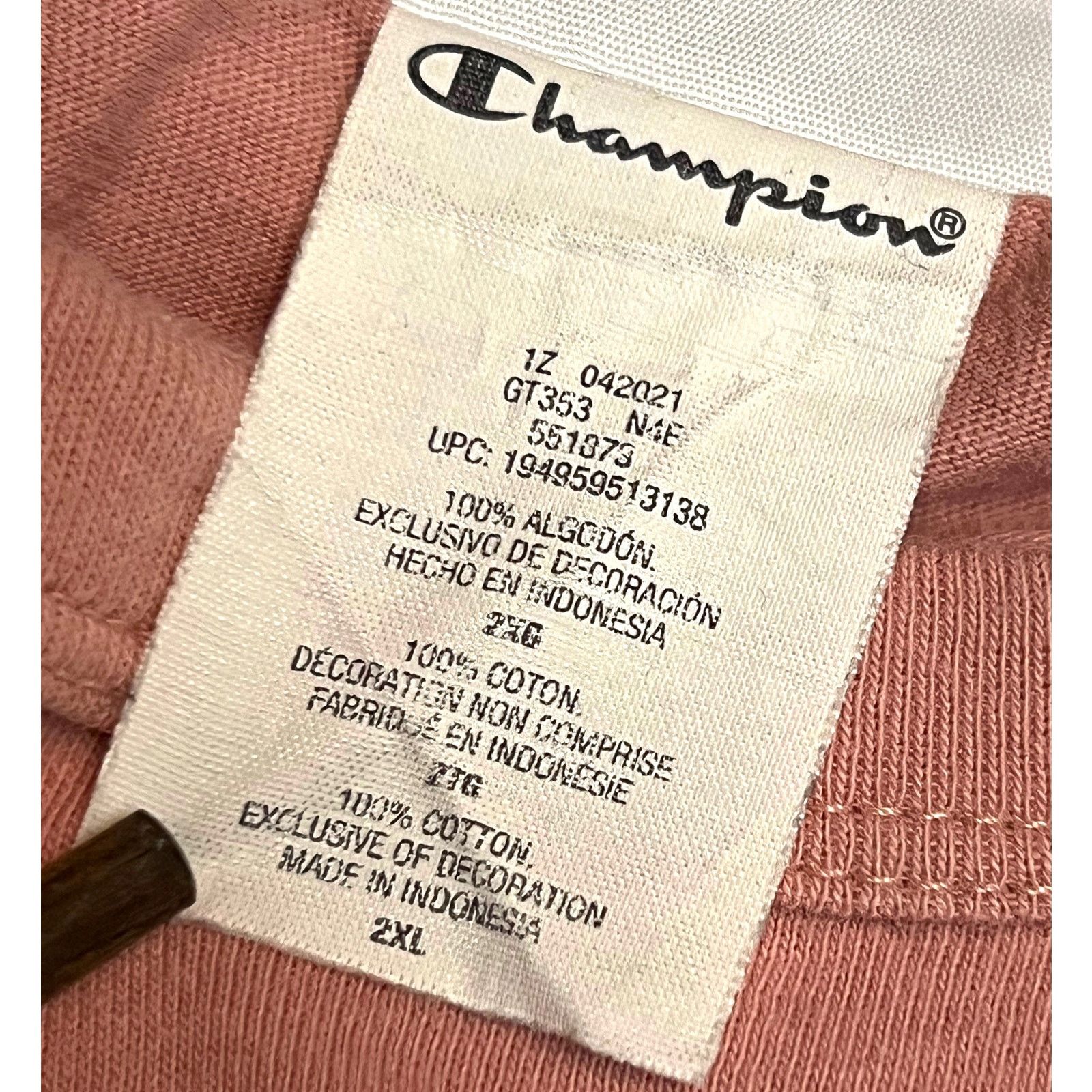 Champion Vintage Champion Label Branded Felt Logo T-Shirt Size US XXL / EU 58 / 5 - 4 Thumbnail