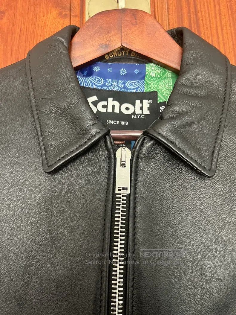 Schott Schott BL leather coat Size US XS / EU 42 / 0 - 5 Thumbnail