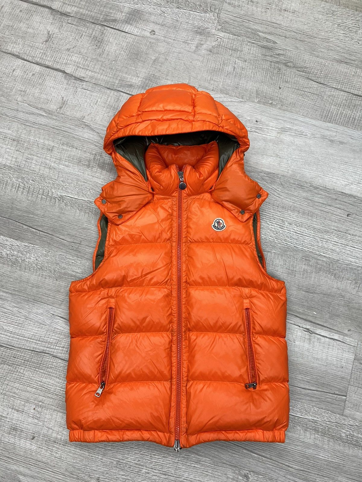 Moncler Moncler Vest Orange | Grailed