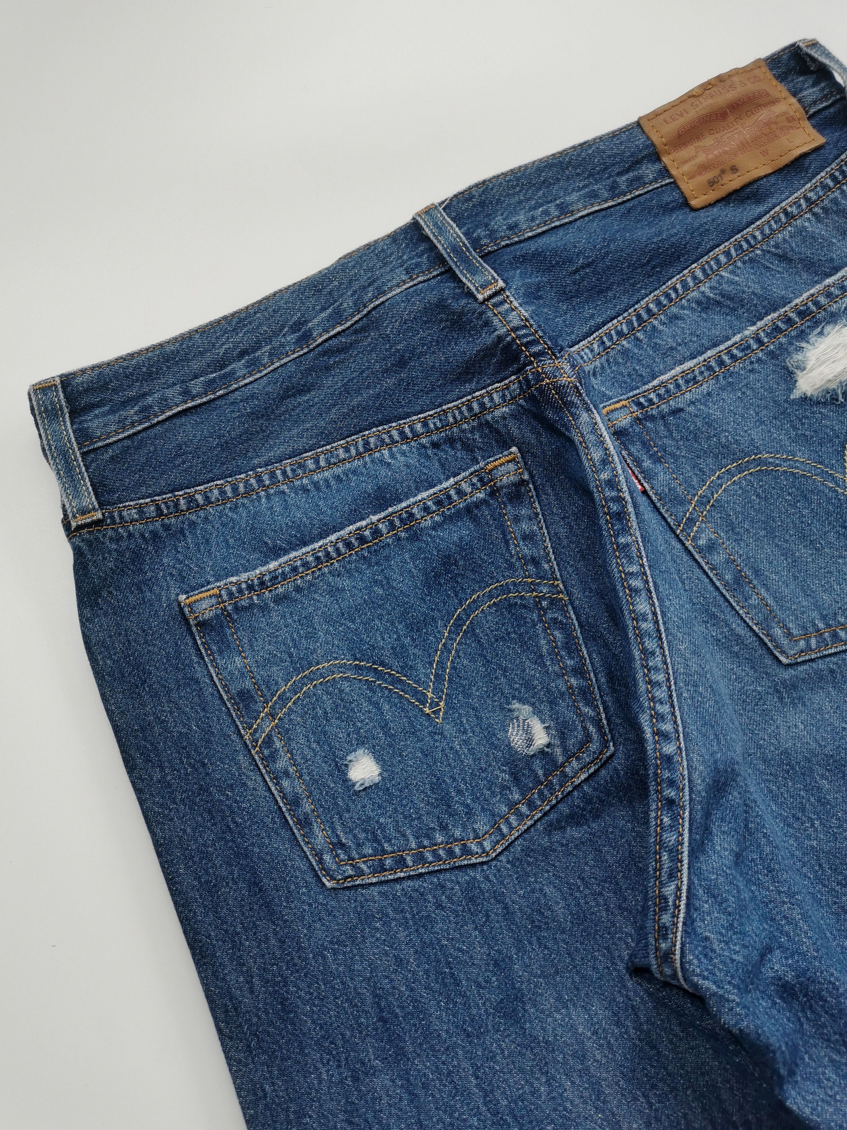 Levi's Vintage Levis 501 Skinny 29'x31.5 (Lenght 41.5') Size US 29 - 12 Thumbnail