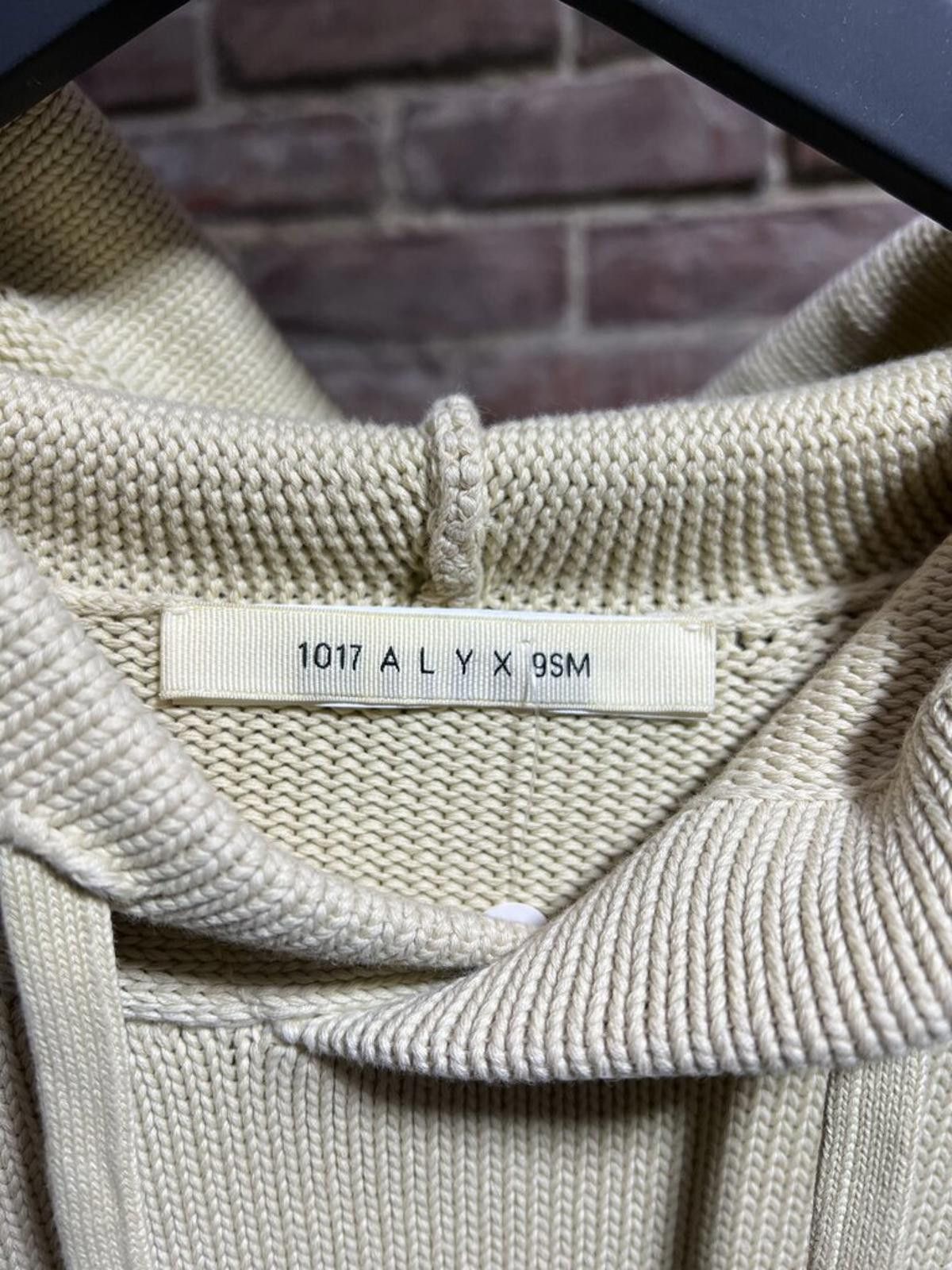 Alyx Alyx 22 Knitted Hoodie Cream Sz. L Size US L / EU 52-54 / 3 - 3 Thumbnail