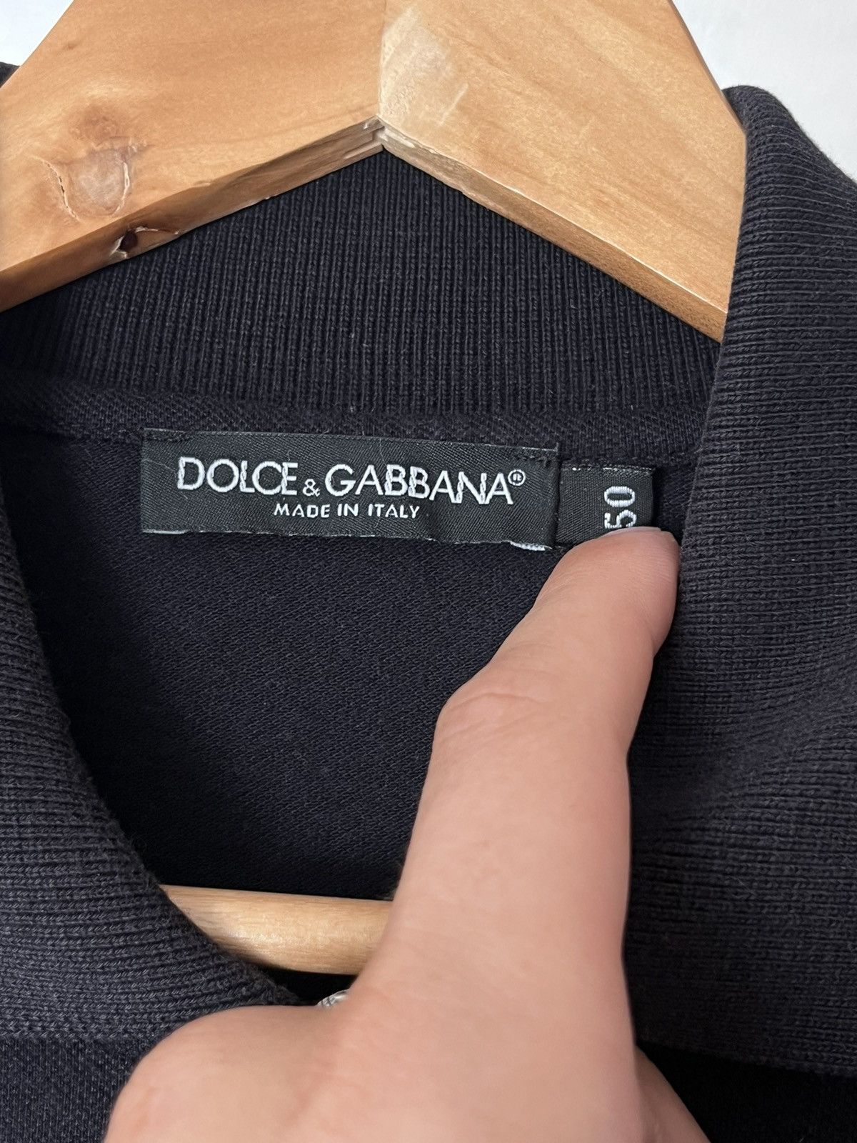 Dolce & Gabbana D&G Dolce & Gabbana metal logo luxury polo Longsleeve SZ 50 Size US M / EU 48-50 / 2 - 7 Thumbnail