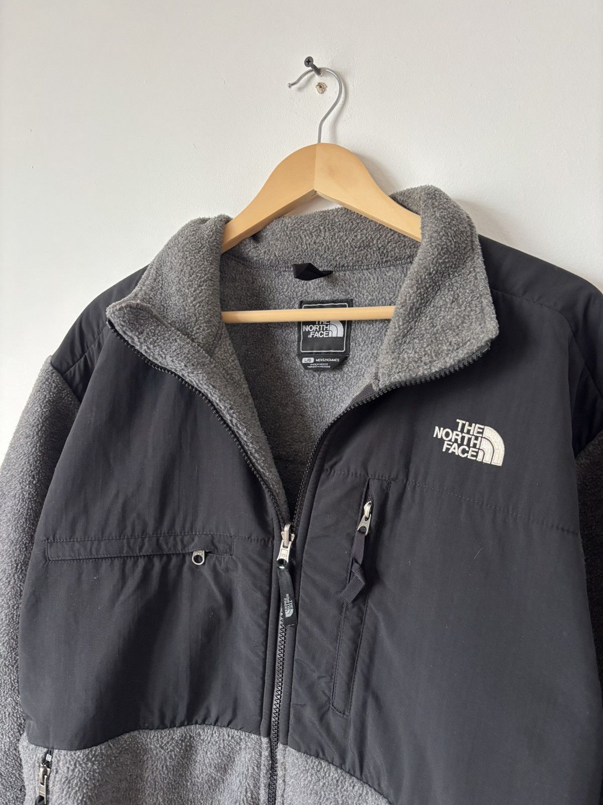 The North Face Vintage The North Face Polartec Denali Fleece Grey Black L Size US L / EU 52-54 / 3 - 2 Thumbnail