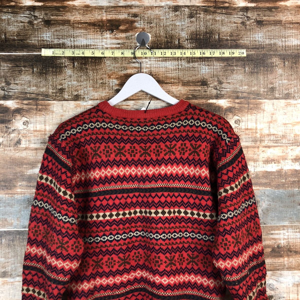Homespun Knitwear Japanese Brand stripe vintage Red Knitwear #A2408 Size US S / EU 44-46 / 1 - 14 Thumbnail