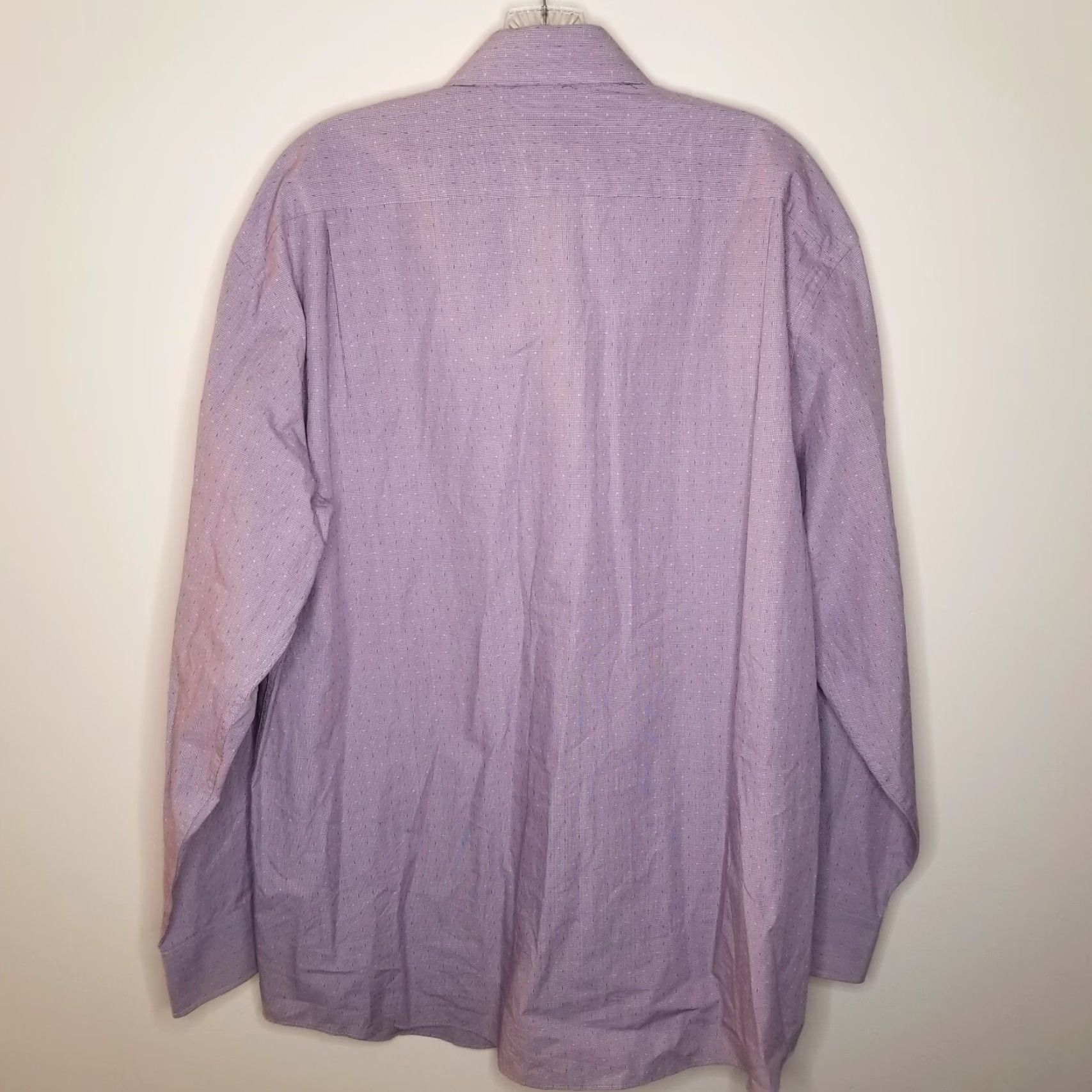 Tommy Hilfiger Tommy Hilfiger Mens Regular Fit Purple Long Sleeve Button-Up L Shirt Size US L / EU 52-54 / 3 - 5 Thumbnail