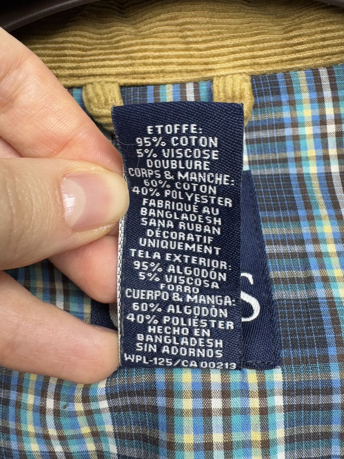 Chaps Ralph Lauren Vintage Chaps Ralph Lauren Corduroy Plaid Lined Chore Jacket Size US XXL / EU 58 / 5 - 12 Thumbnail