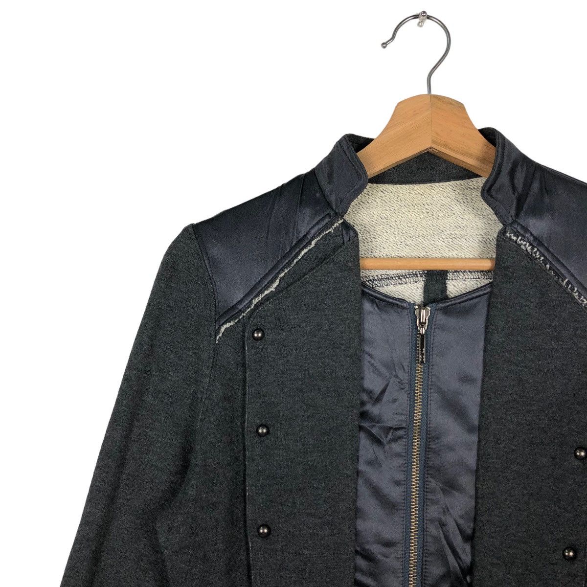 Japanese Brand 🔥Cropped Biker Jacket Bondage Design Issey Miyake Size US M / EU 48-50 / 2 - 6 Thumbnail