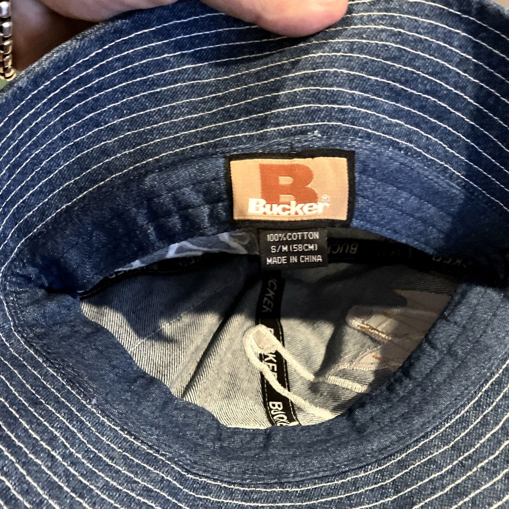 Denime Bucker Jeans JNCO Denim Mashup Embroidered Bucket Hat Size S/M NWT RARE Size US 29 - 6 Thumbnail