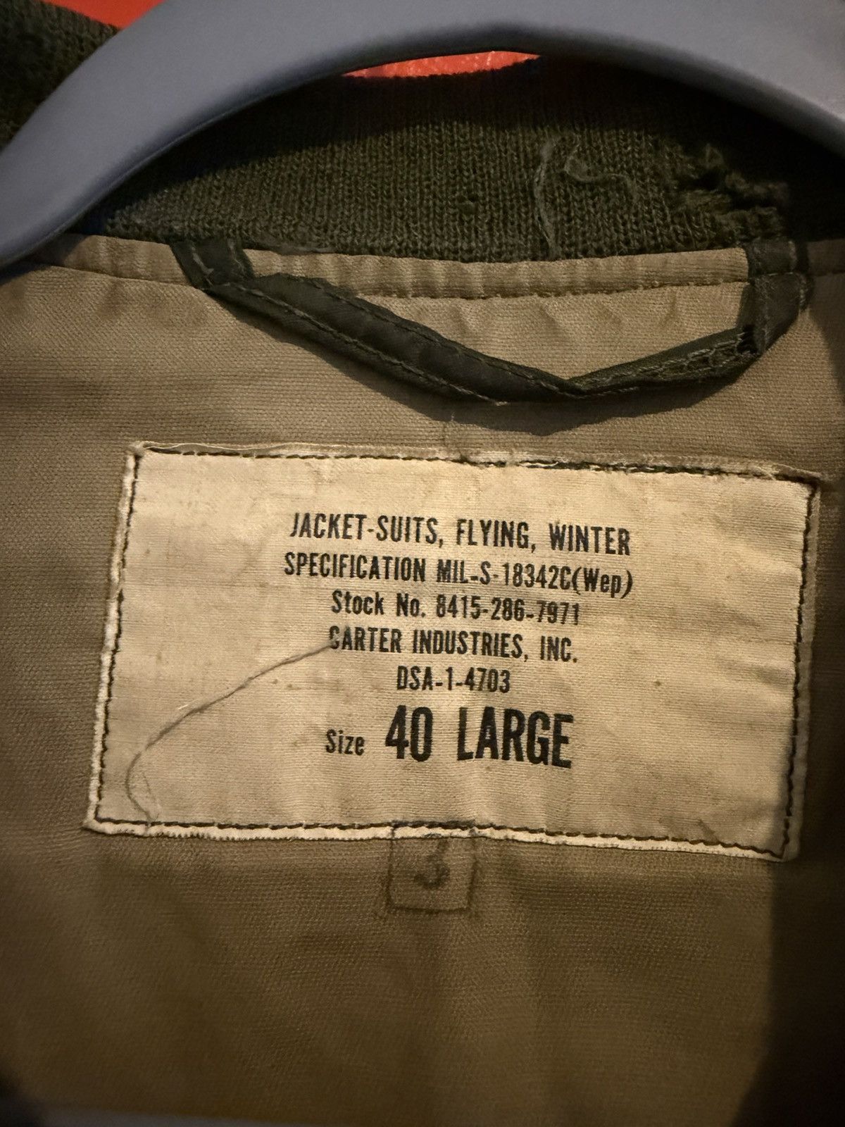 Vintage Vintage Military 60's WEP Flight Bomber Jacket Size US L / EU 52-54 / 3 - 3 Thumbnail