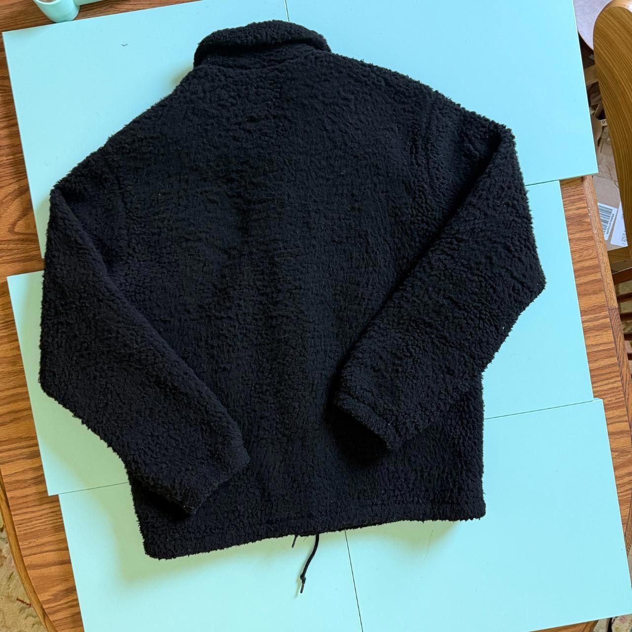 Carhartt Wip Carhartt WIP Arch Coach Black Sherpa-Style Jacket - Medium Size US M / EU 48-50 / 2 - 4 Thumbnail