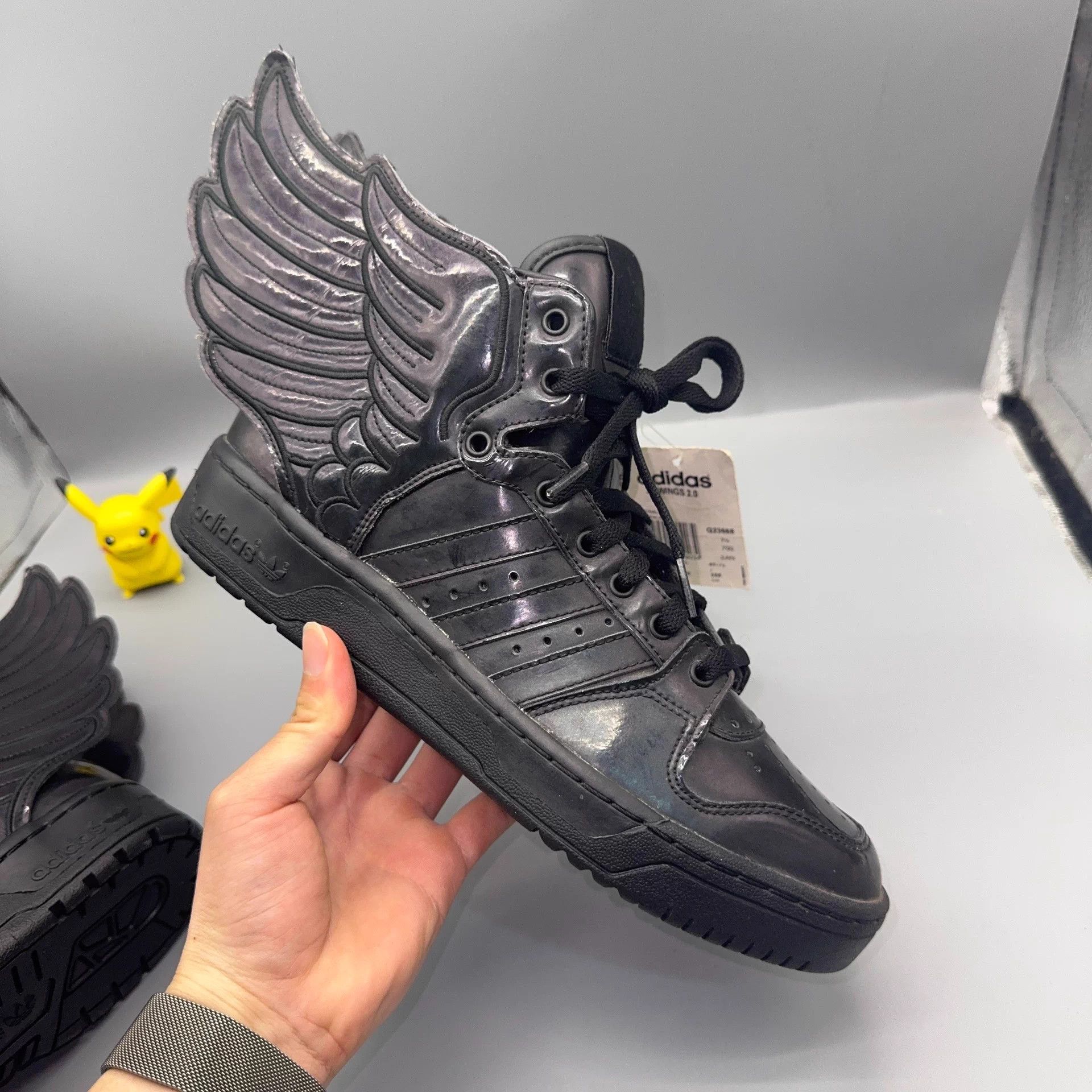 Adidas adidas originals x JEREMY SCOTT Wings 2.0 Black Size US 8 / EU 41 - 5 Thumbnail