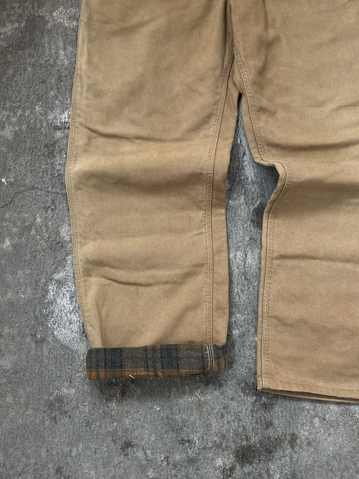 Carhartt (SOLD OUT) Carhartt Carpenter Flanel Lined B111-BRN | 36x30 Size US 36 / EU 52 - 4 Thumbnail