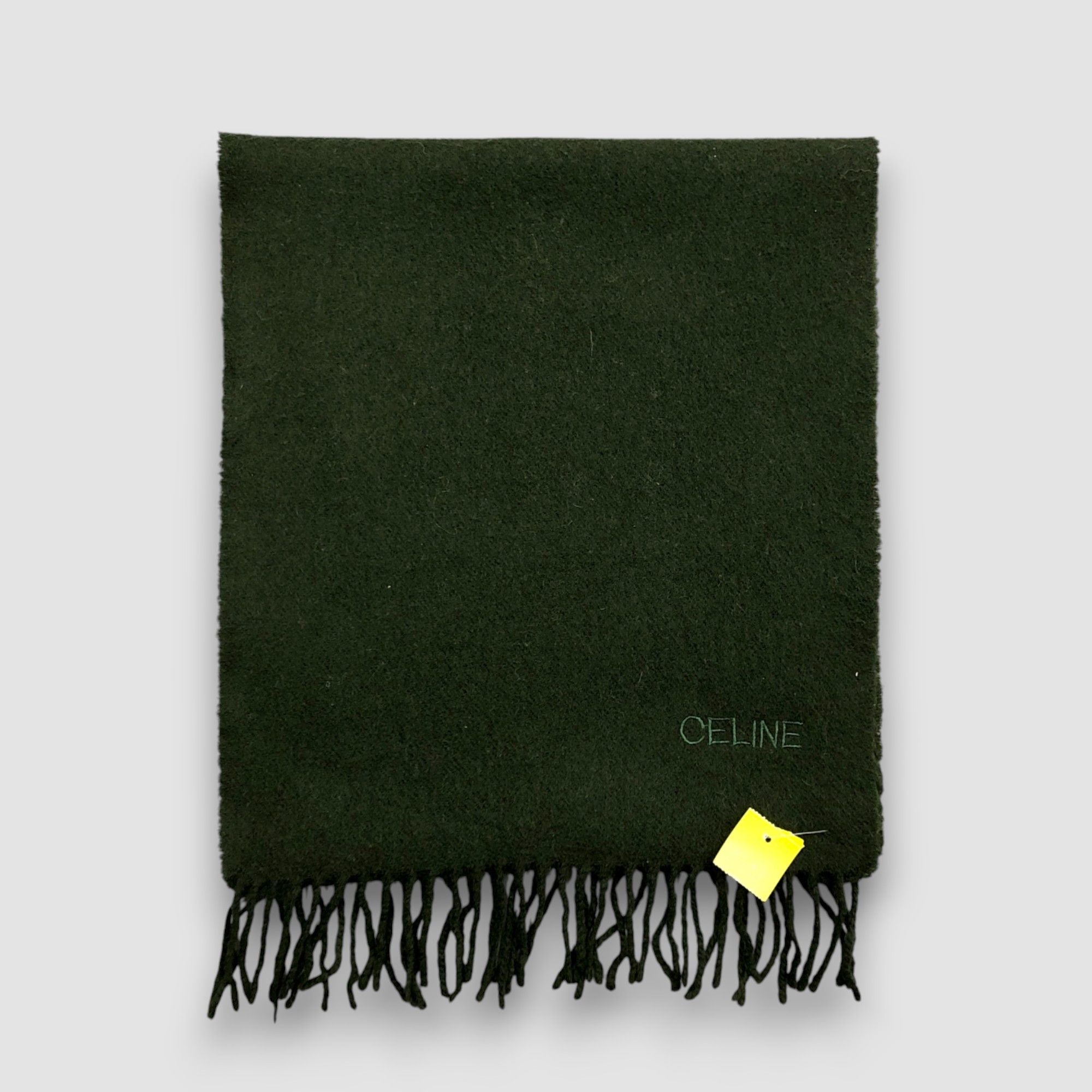 Celine Vintage Celine Paris Scarf Muffler Wool Cashmere Scarves Size ONE SIZE - 2 Thumbnail