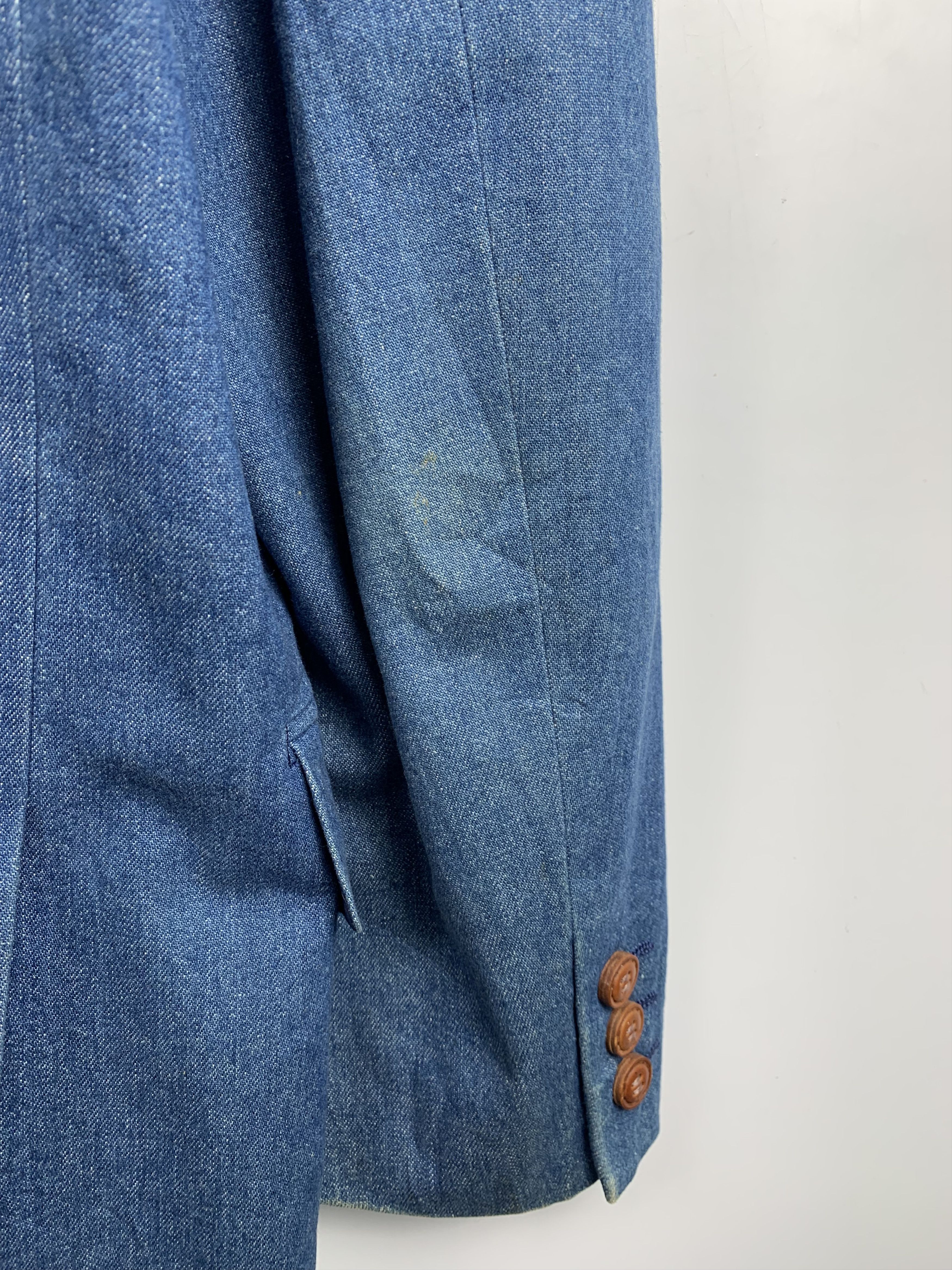 Other Vintage Japanese Brand Hayashi Denim Suit J1188 Size 38L - 9 Thumbnail
