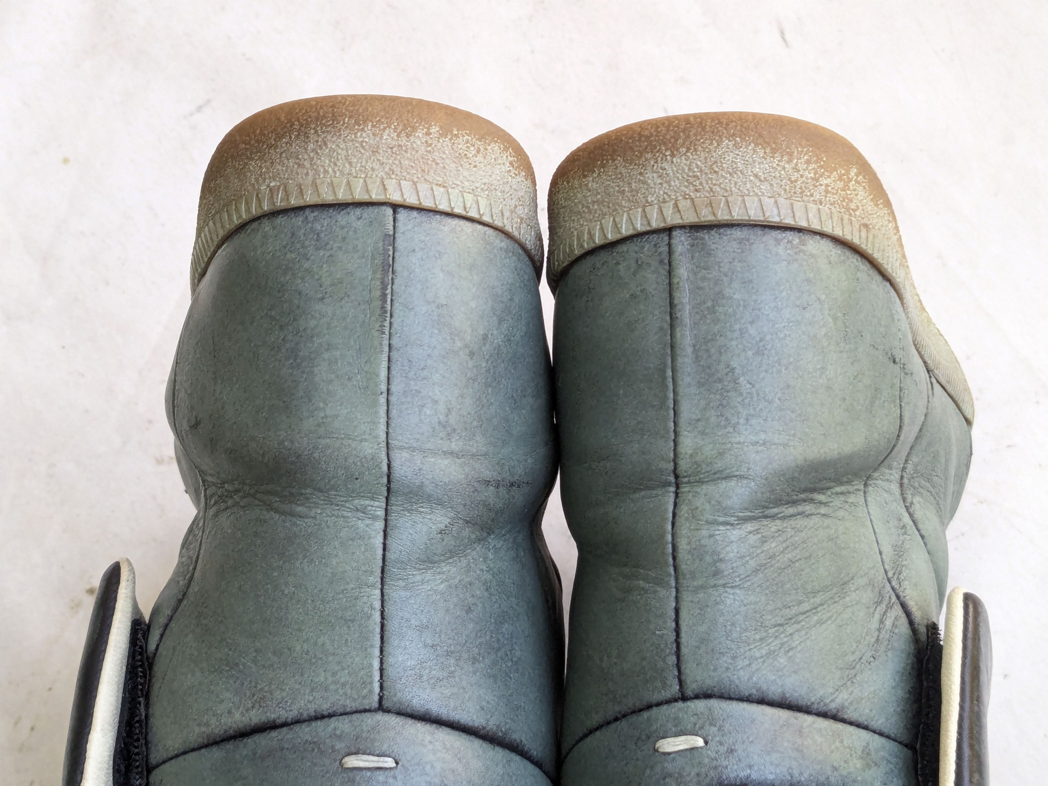 Maison Margiela Maison Margiela Future Green 12 45 High Tops Leather Size US 12 / EU 45 - 14 Thumbnail