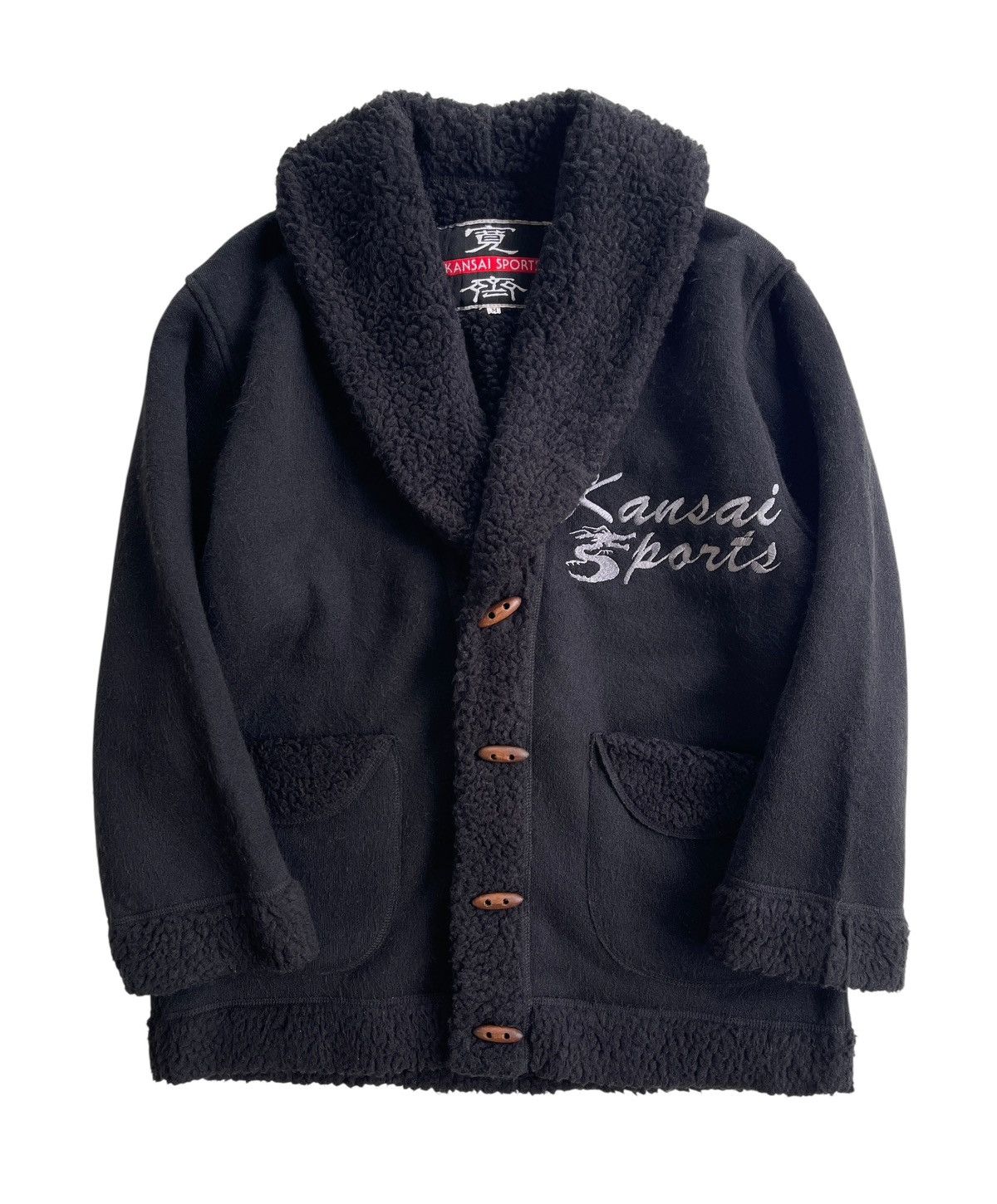 Kansai Yamamoto Vtg Kansai Sports Japan Sherpa Jacket Size US M / EU 48-50 / 2 - 1 Thumbnail