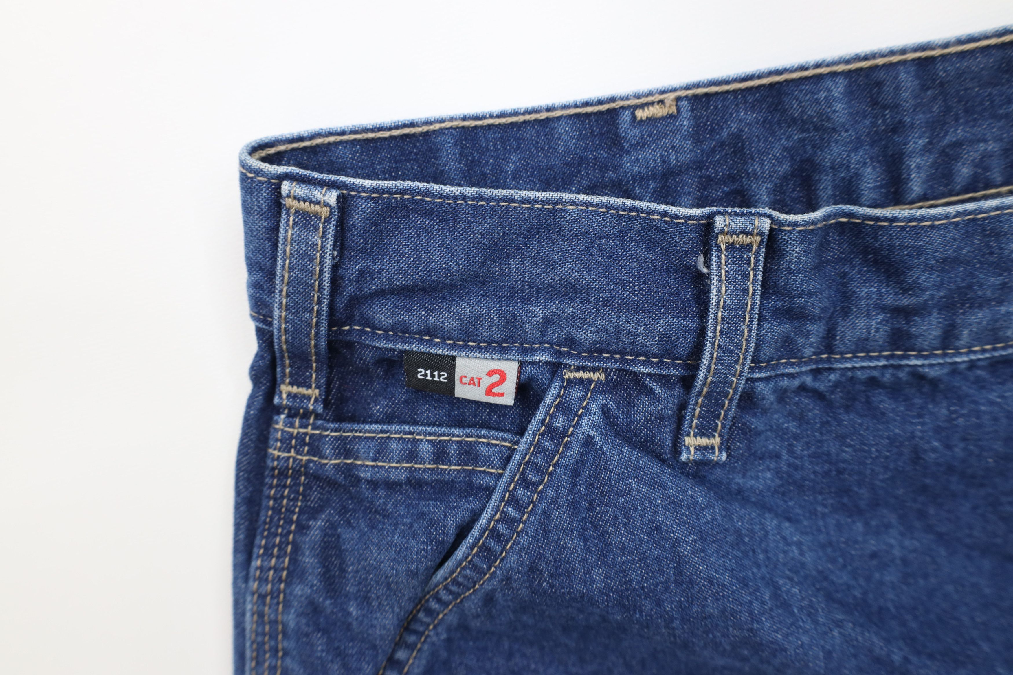 Carhartt Vintage Y2K Carhartt FR Resistant Wide Leg Dungaree Jeans Size 38" / US 16 / IT 52 - 7 Thumbnail