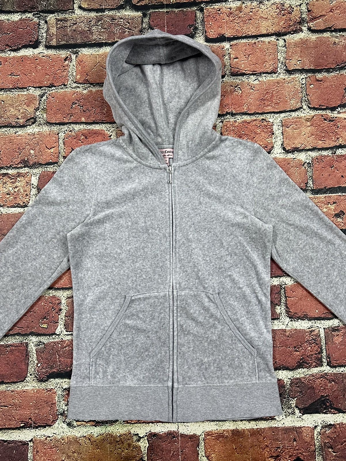 Juicy Couture Juicy Couture Velour Love Juicy Zip Up Hoodie Sweatshirt Y2K Size M / US 6-8 / IT 42-44 - 4 Thumbnail