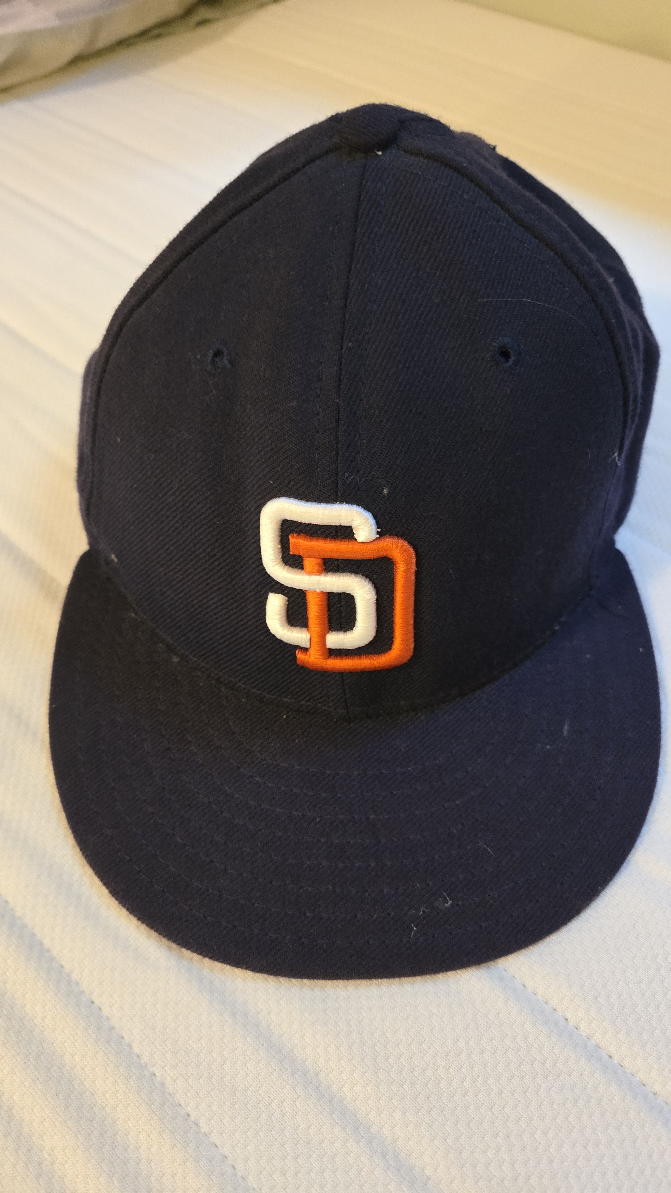New Era Padres Cap 7 5/8 Wool 1991-97 Size ONE SIZE - 1 Thumbnail